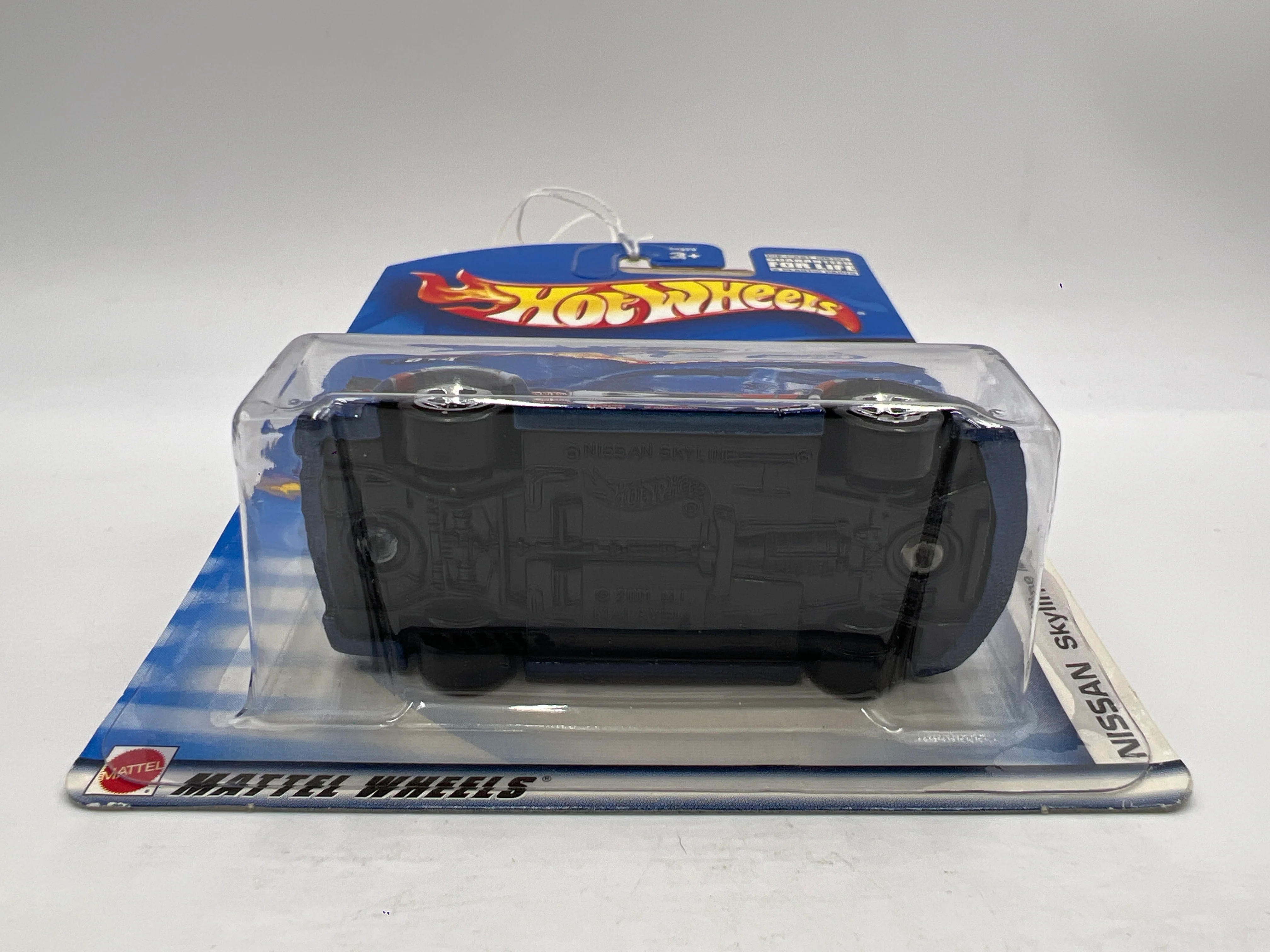2002 Hot Wheels First Editions #19 Nissan Skyline Blue 5SP - Image 5