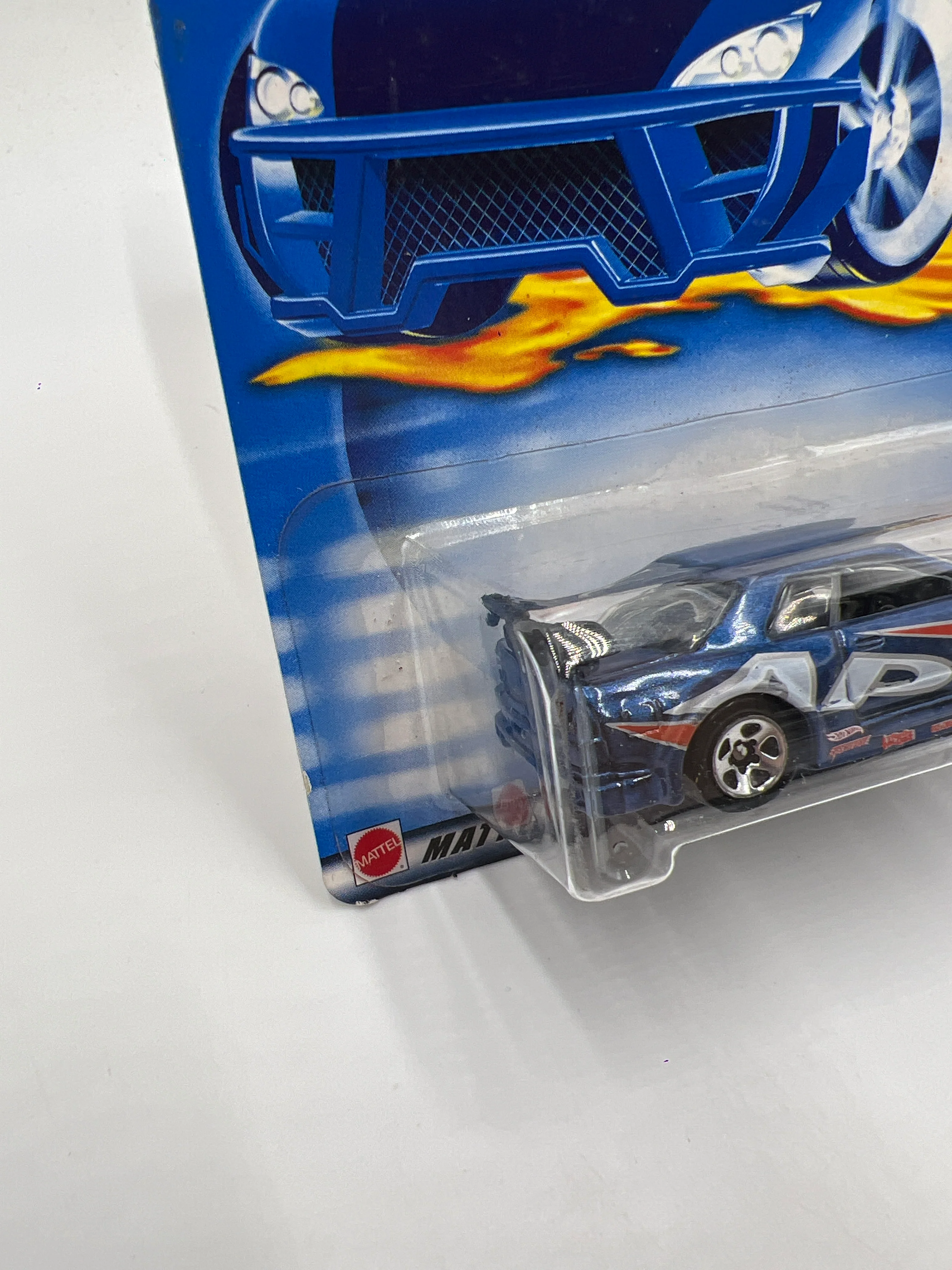 2002 Hot Wheels First Editions #19 Nissan Skyline Blue W/5 Spoke Wheels SR - Image 4