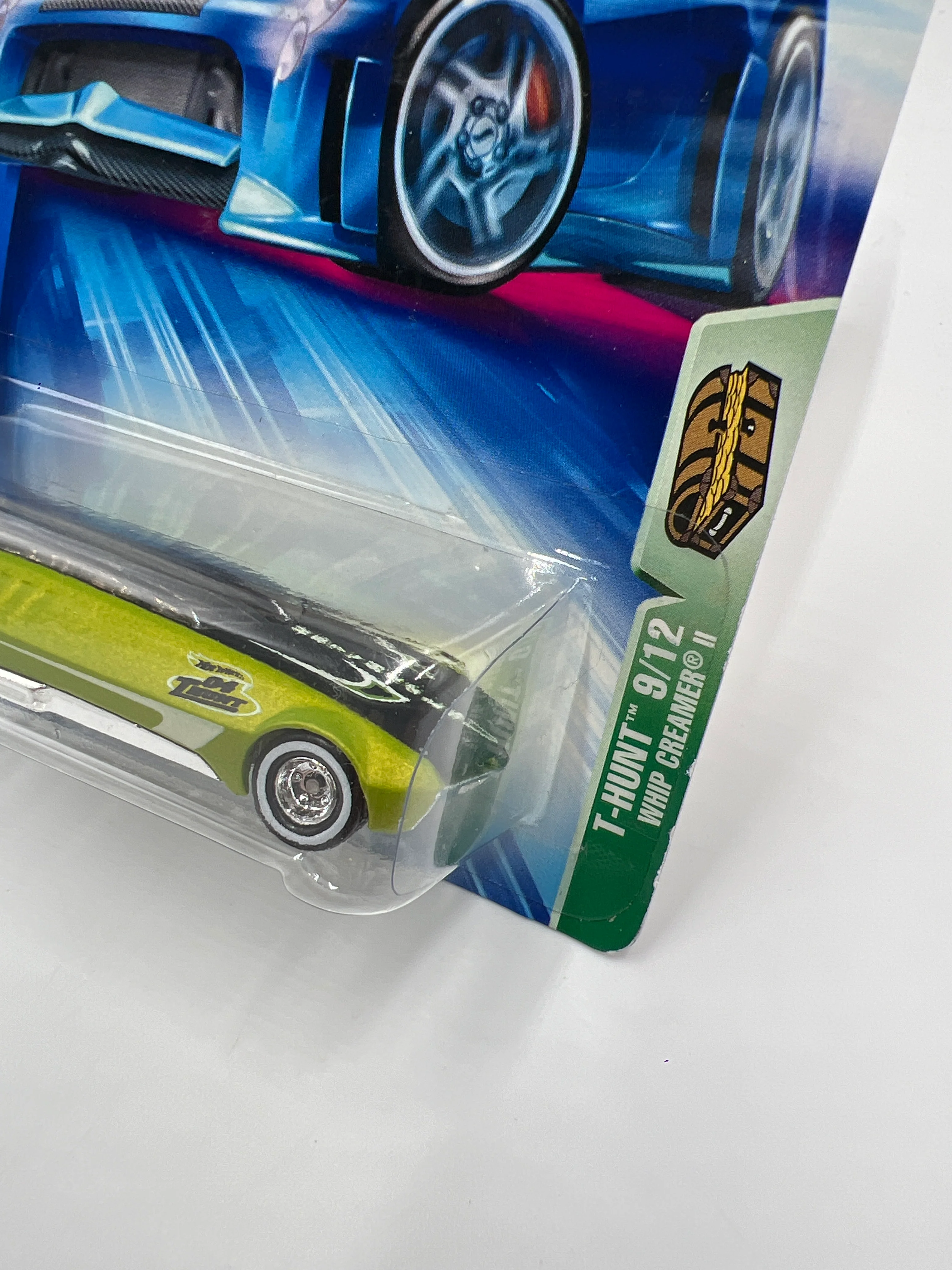 2004 Hot Wheels Treasure Hunt #109 Whip Creamer II Green W/Real Riders 273E - Image 3