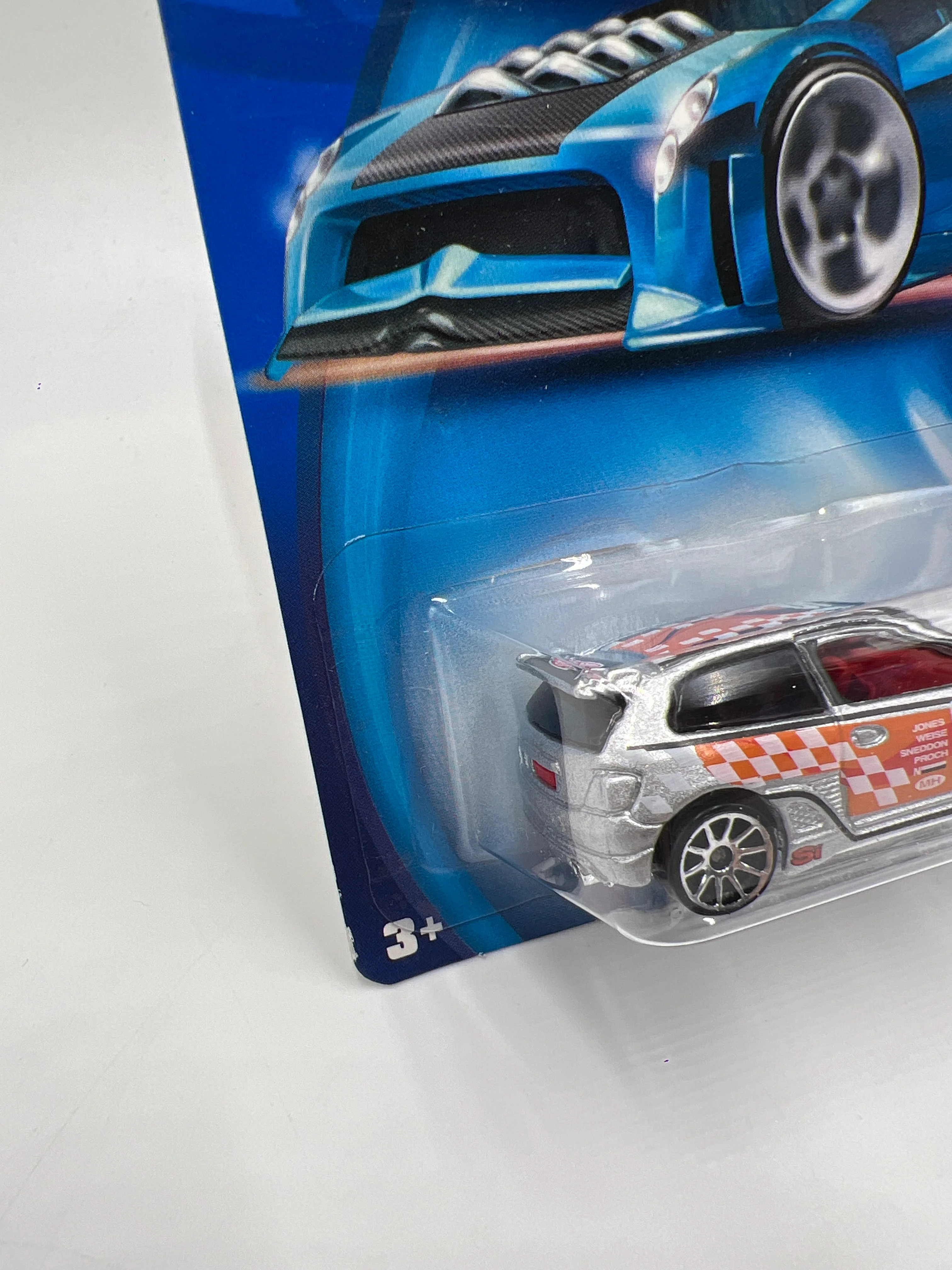 2003 Hot Wheels First Editions #39 Honda Civic Silver 79B - Image 5