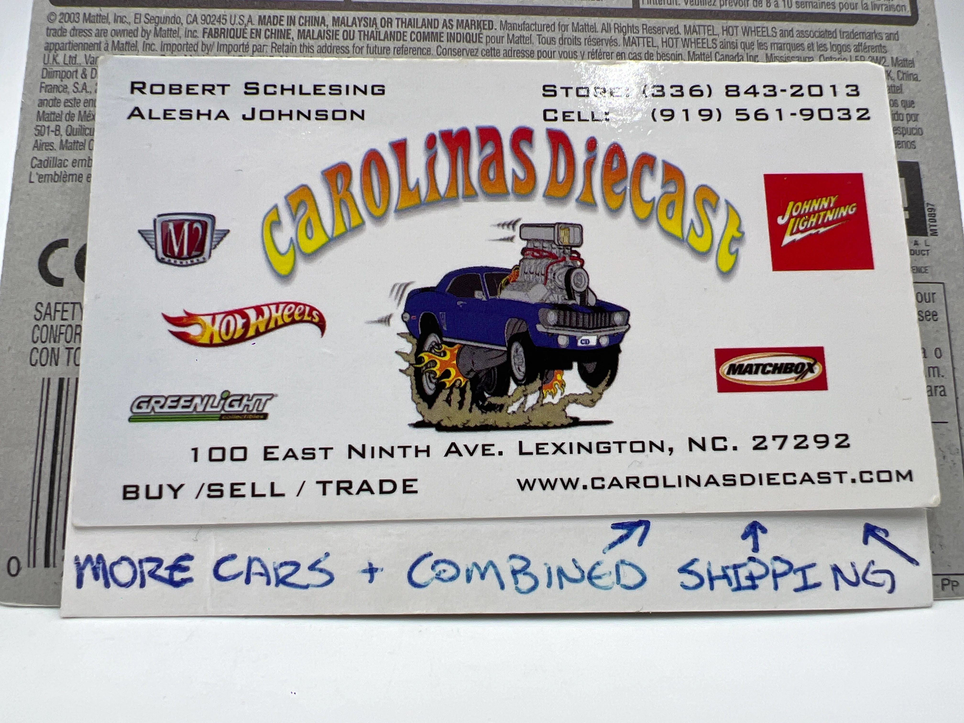 2003 Hot Wheels T-Hunt #9 Cadillac Eldorado Brougham 1957 - Image 8