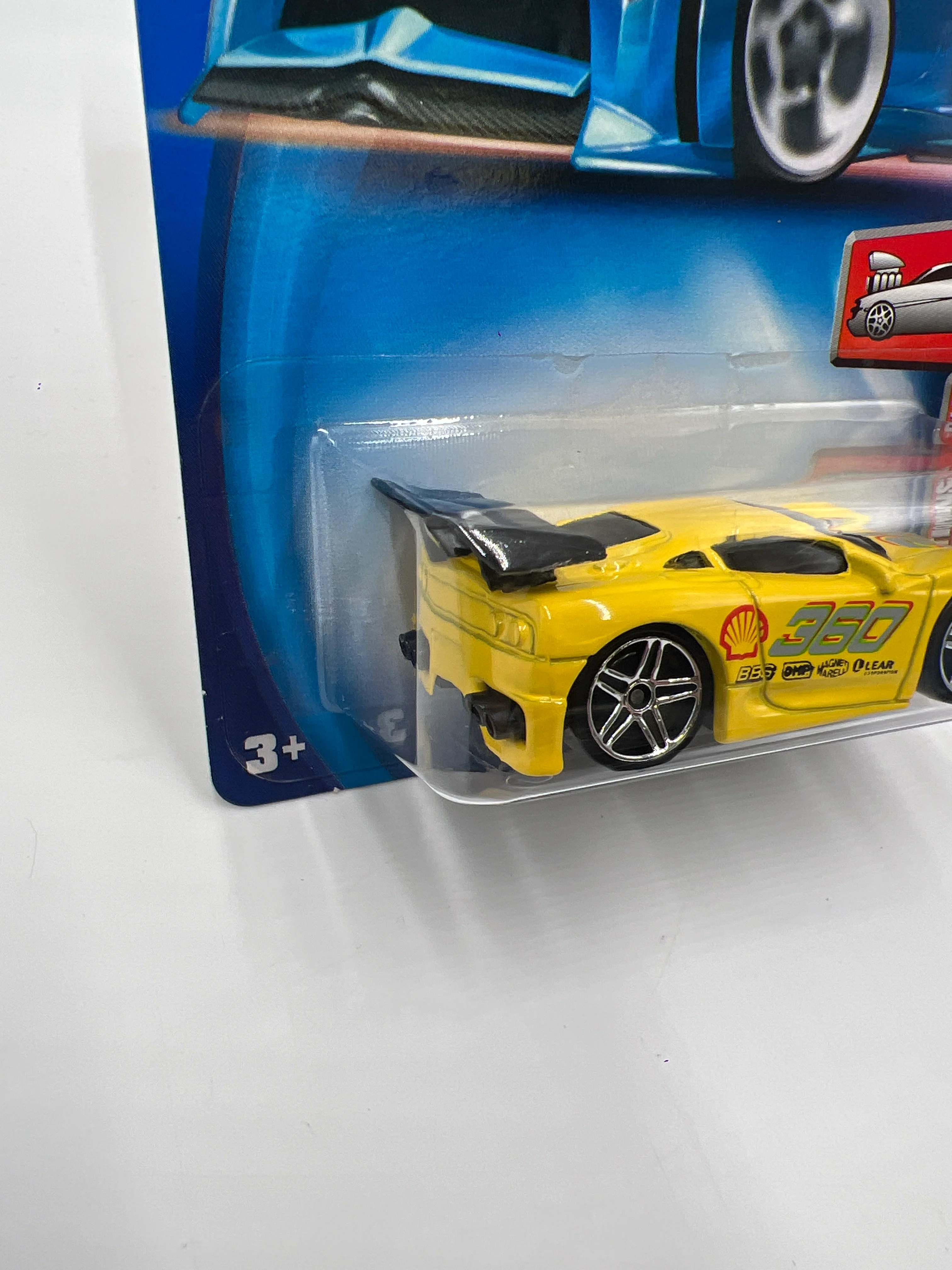 2004 Hot Wheels First Editions #007 Tooned Ferrari 360 Modena Yellow - Image 5