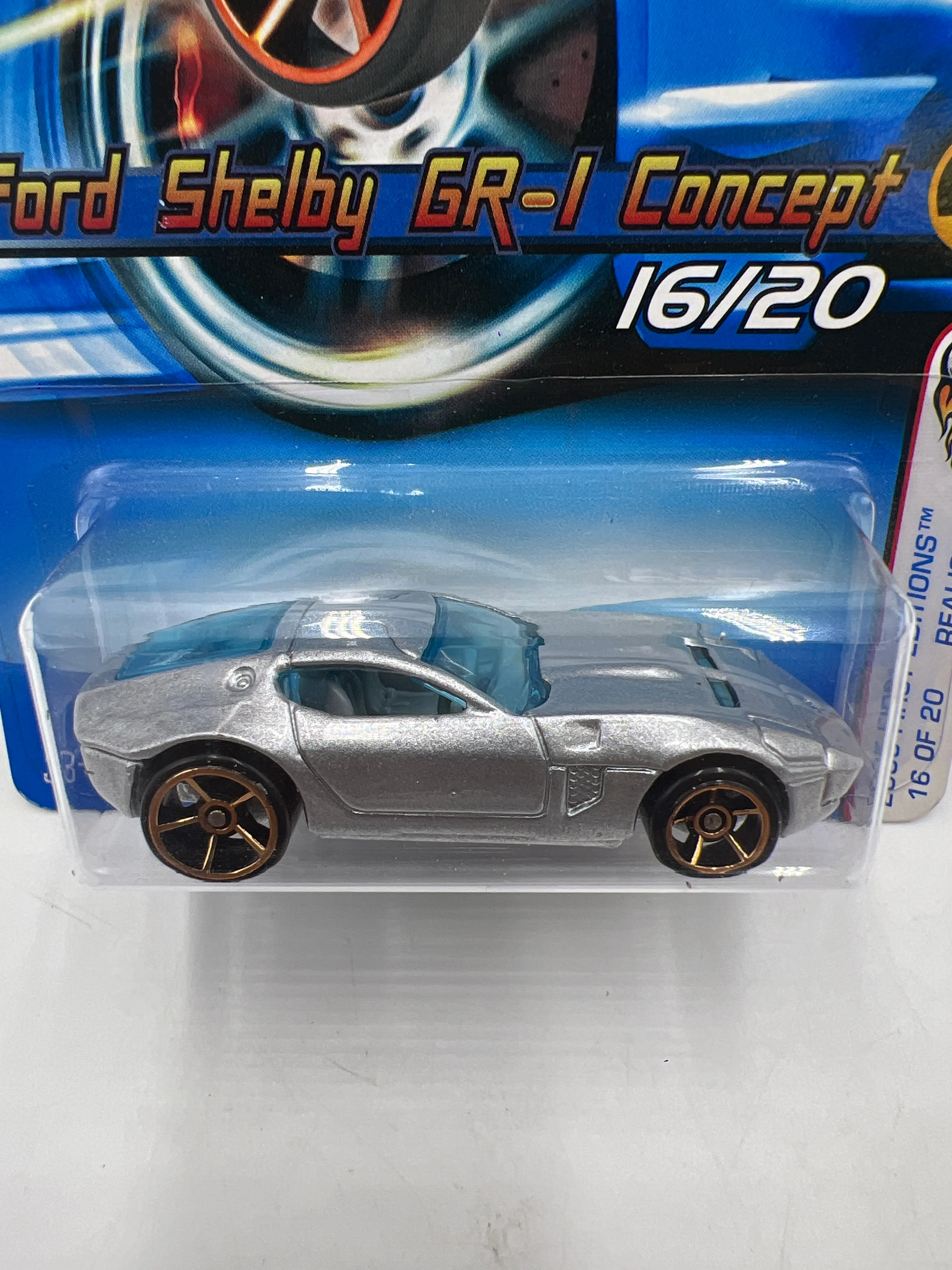 2005 Hot Wheels First Editions #016 Ford Shelby GR-I Concept Faster Than Ever 30D - Image 3