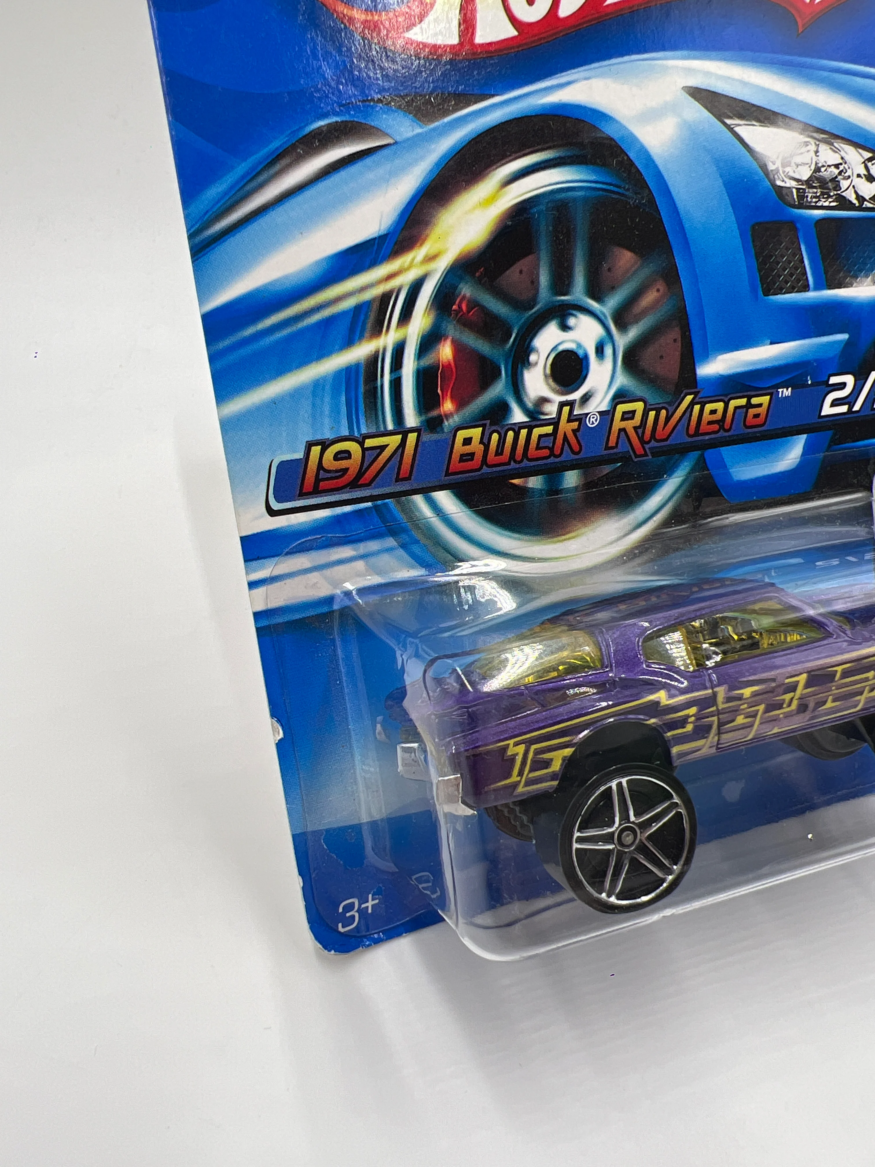 2006 Hot Wheels #102 Hi-Rakers 1971 Buick Riviera Purple 56A - Image 5