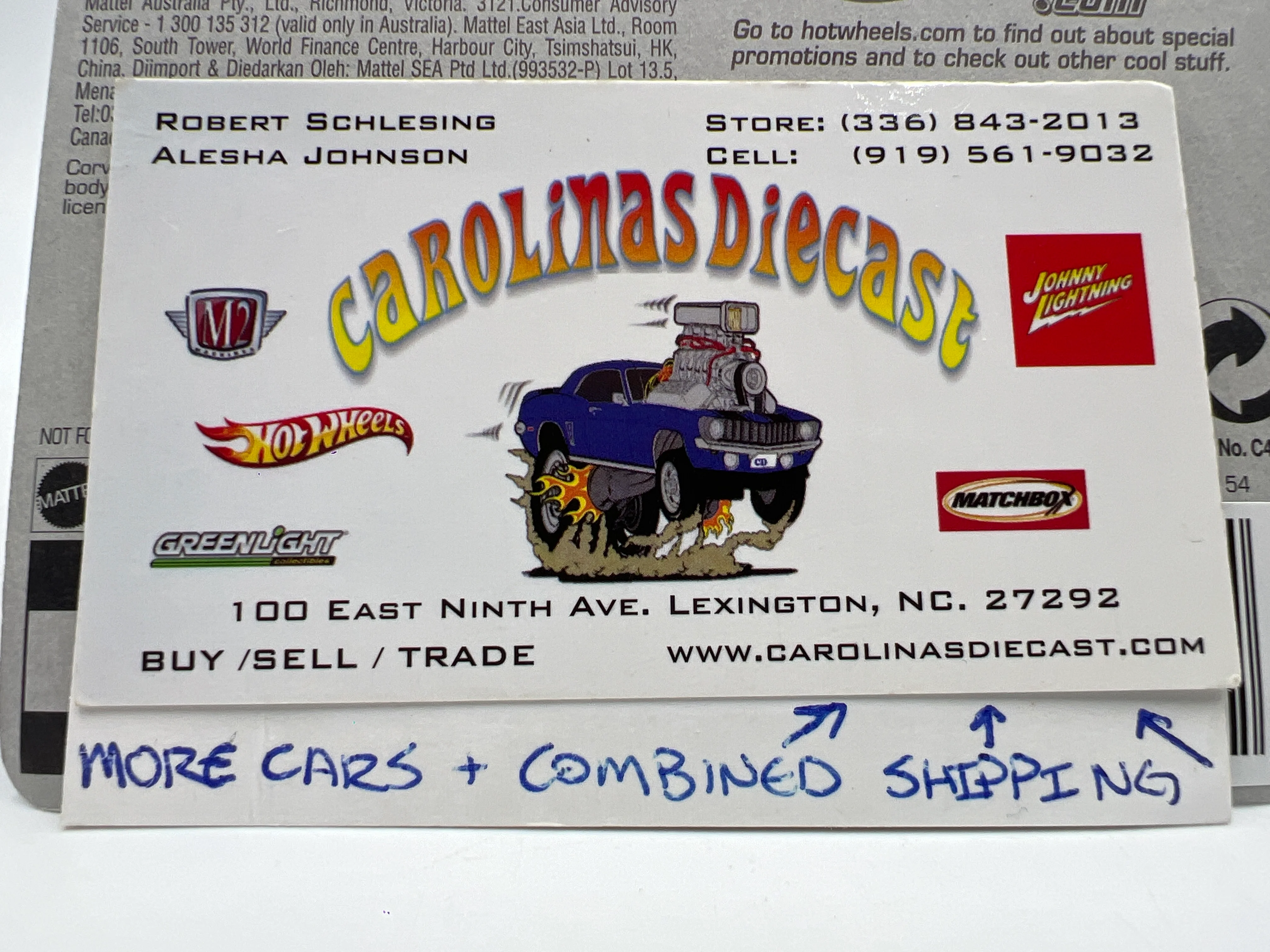 2006 Hot Wheels #154 Kmart Exclusive Tinted Window Variation Corvette C6 Blue 240C - Image 9