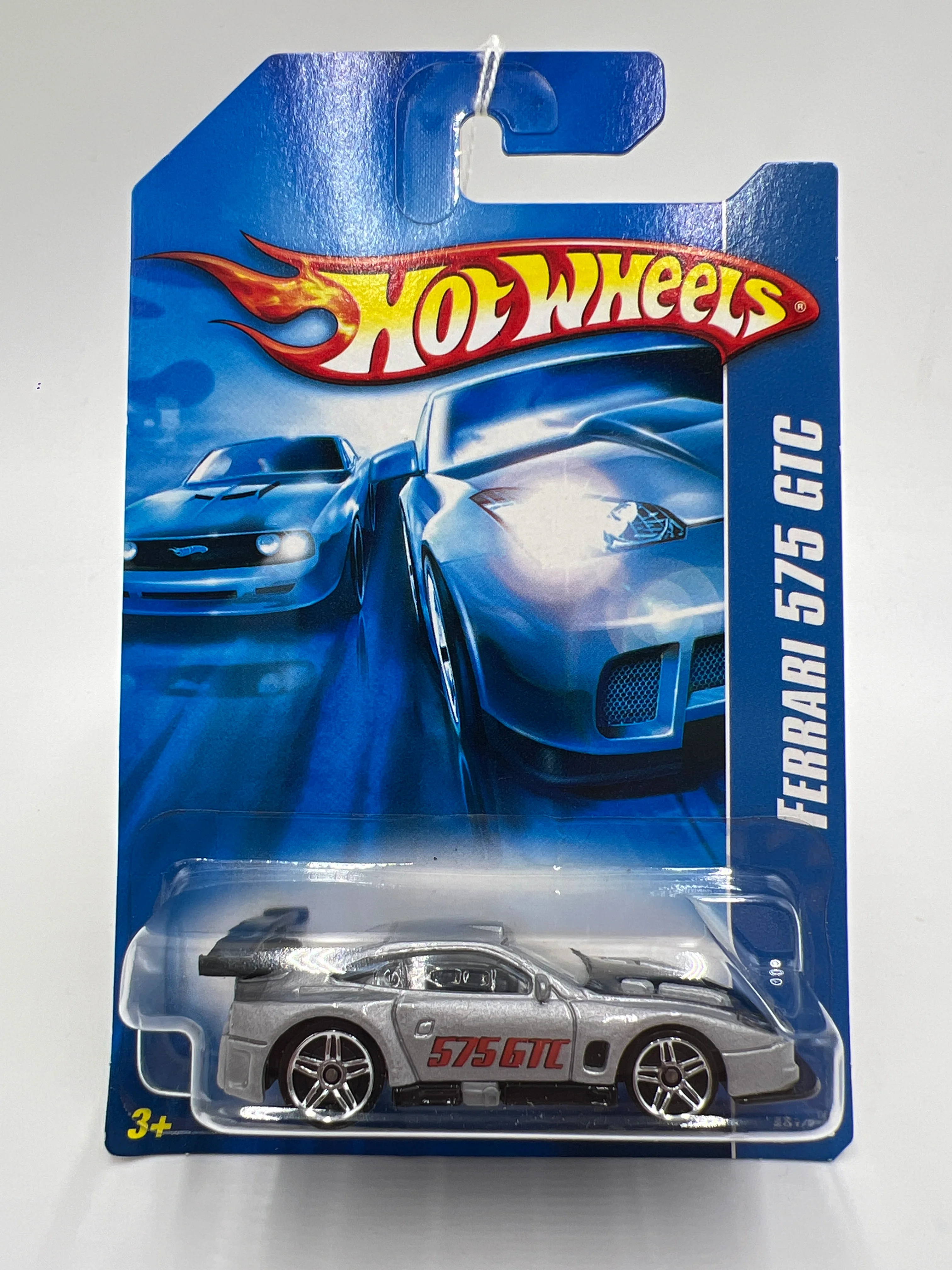 2006 Hot Wheels All Stars #201 Ferrari 575 GTC Silver SR - Image 2