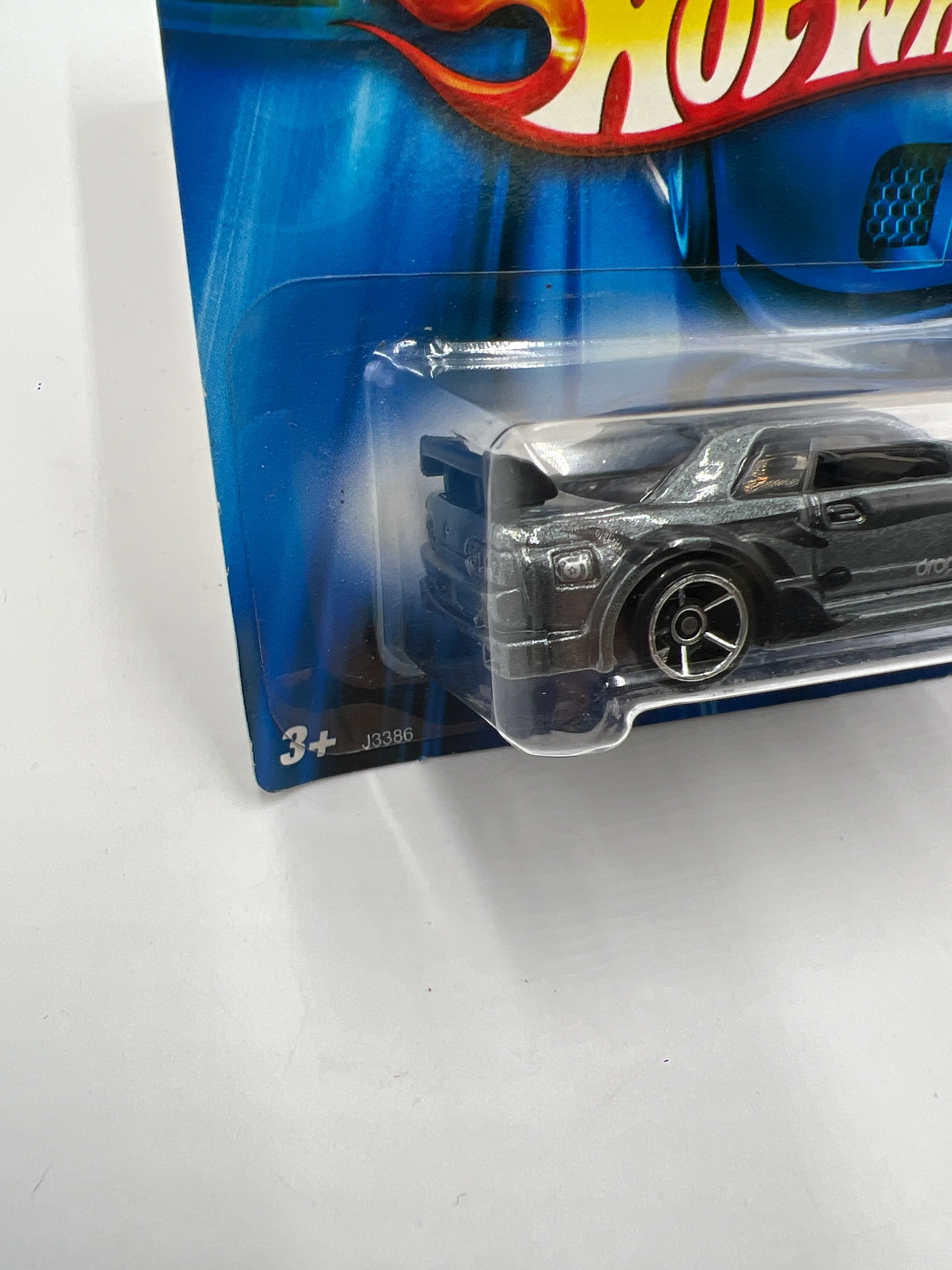 2006 Hot Wheels Dropstars #060 Nissan Skyline Gray HTF Short Card W/Protector - Image 5