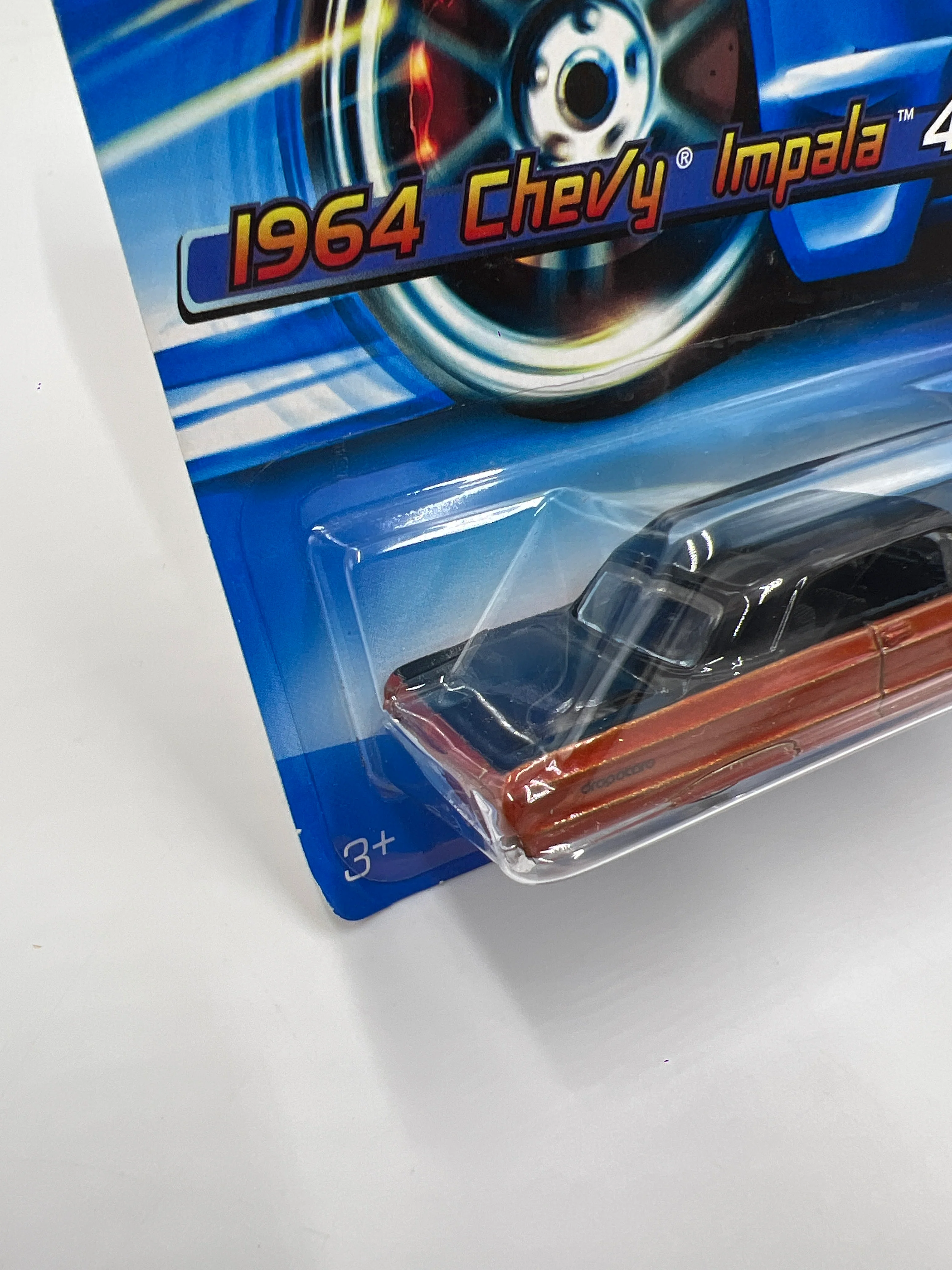 2006 Hot Wheels Dropstars #59 1964 Chevy Impala Orange/Black 9A - Image 4