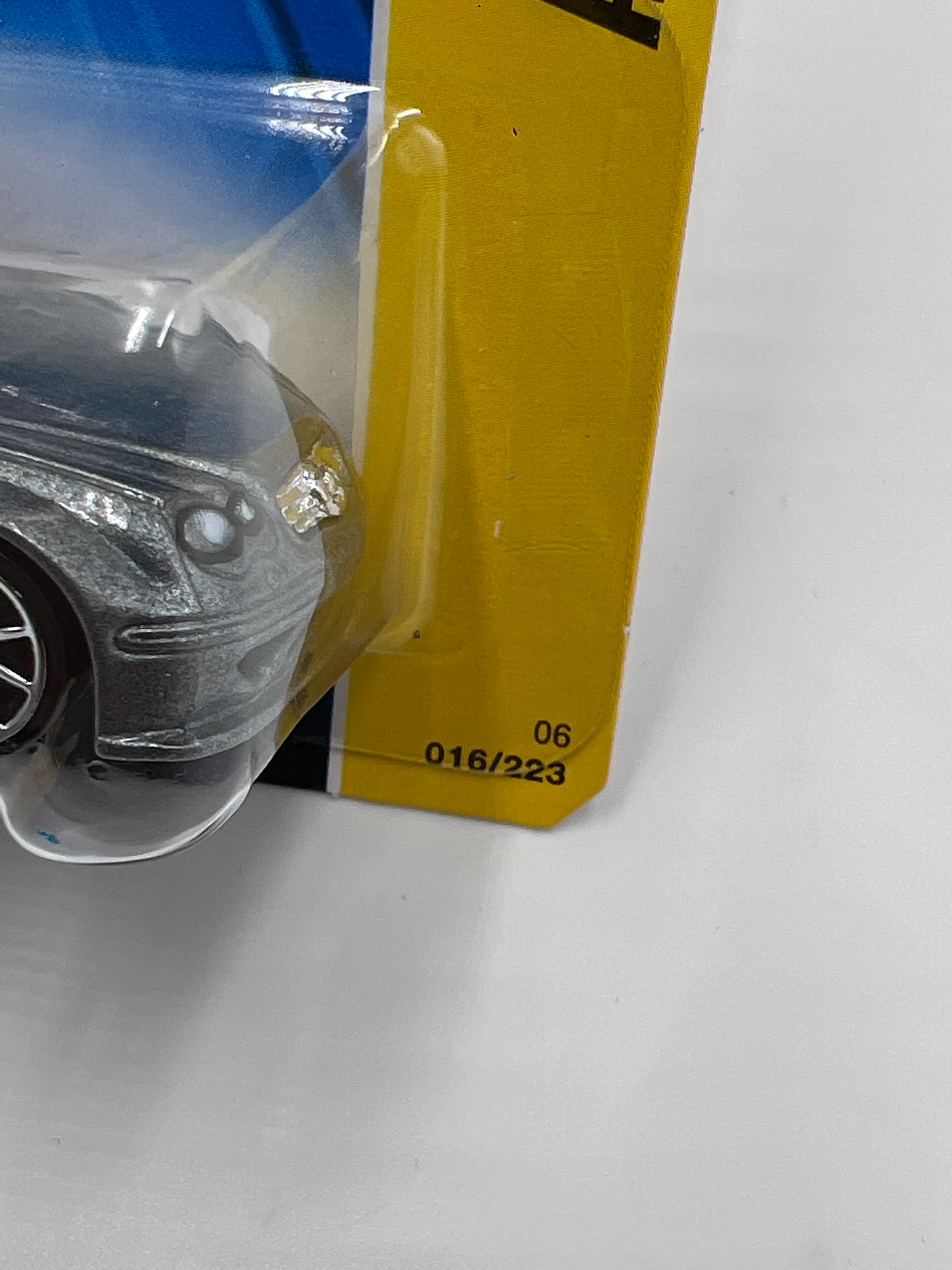 Very Rare 2006 Hot Wheels First Editions #16 AMG-Mercedes CLK DTM Silver On 2007 First Editions Card W/Protector VHTF - Image 3