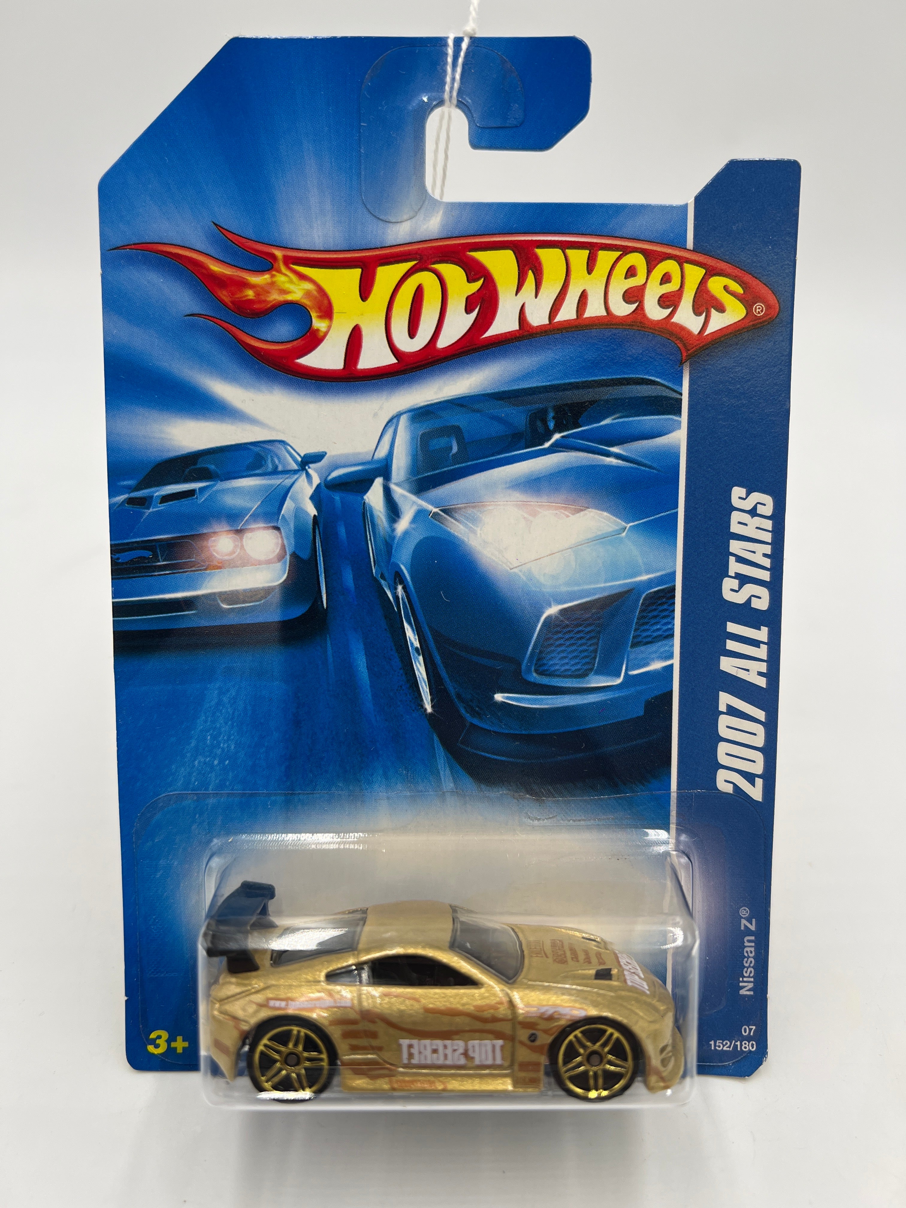 2007 Hot Wheels All Stars #152 Nissan Z Gold HTF PR5 Wheels SR - Image 2