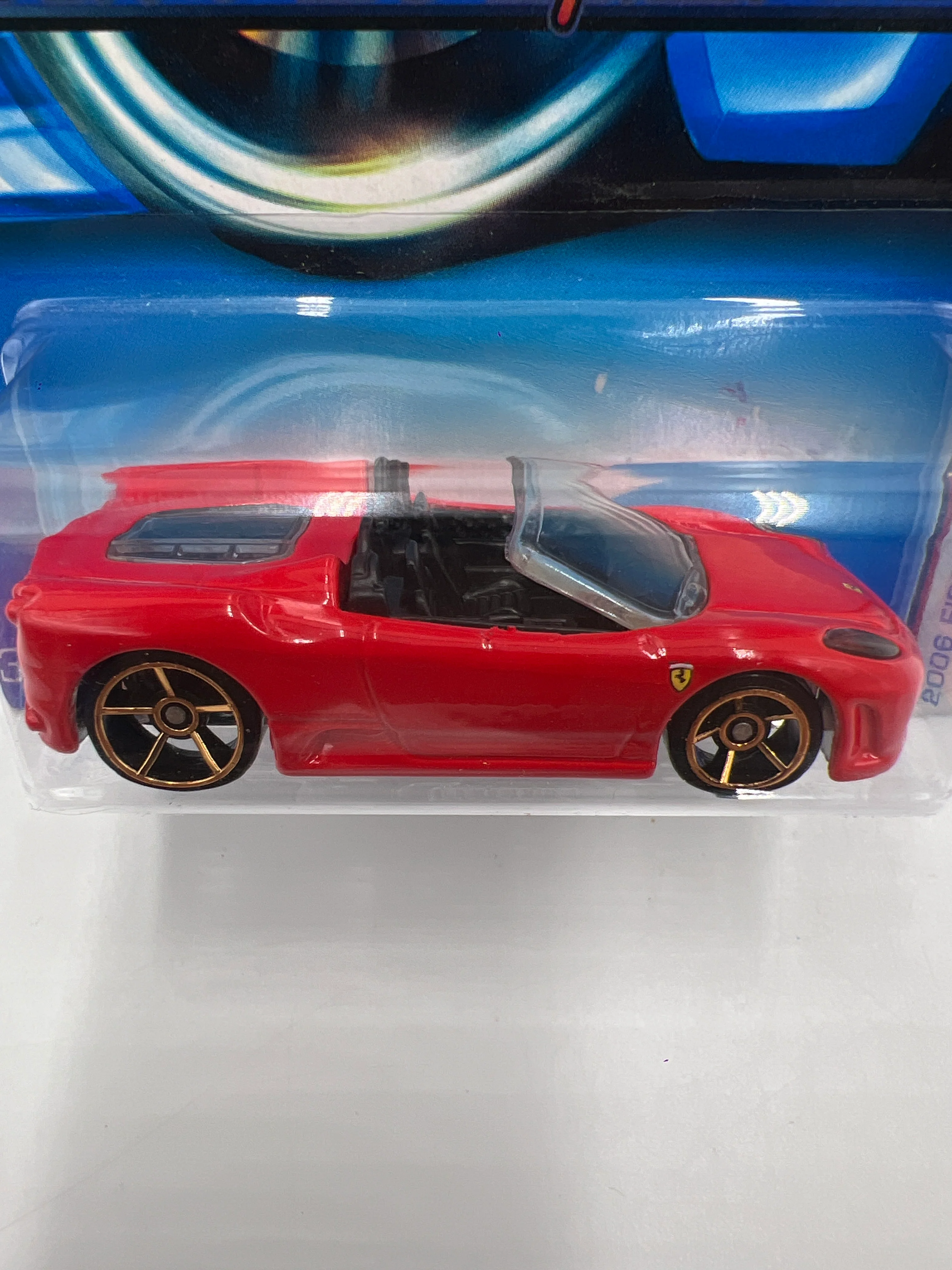 2006 Hot Wheels First Editions #033 Faster Than Ever Ferrari F430 Spider Red *Tastefully Altered Card* - Image 3