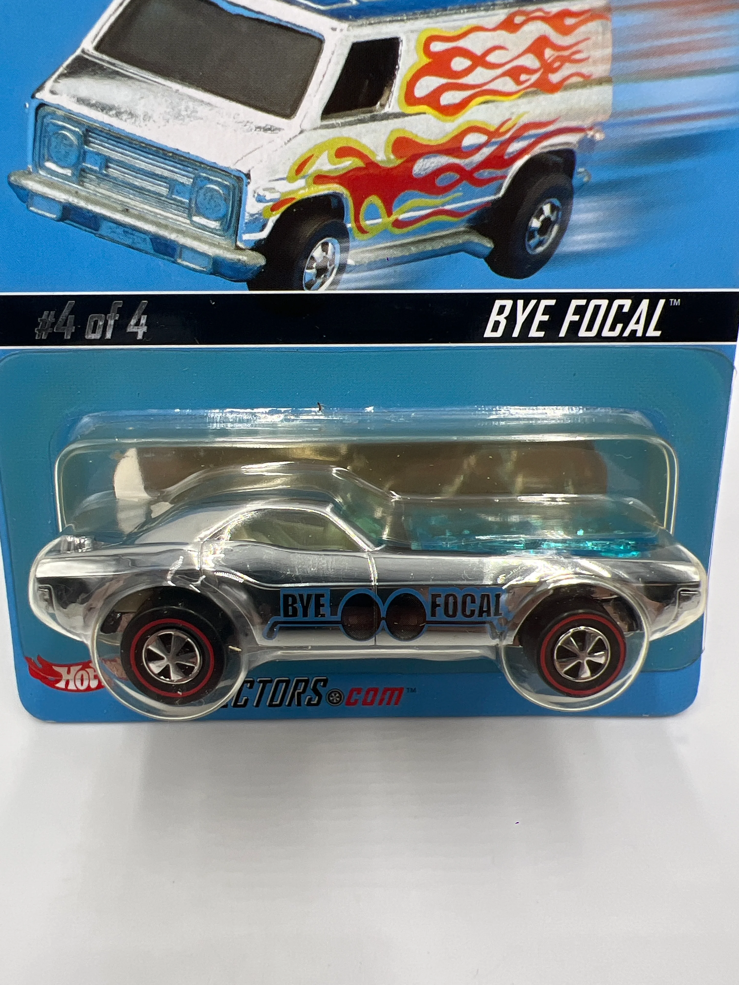 2003 Hot Wheels RLC Super Chromes #4 3411/12500 Bye Focal W/Protector - Image 2