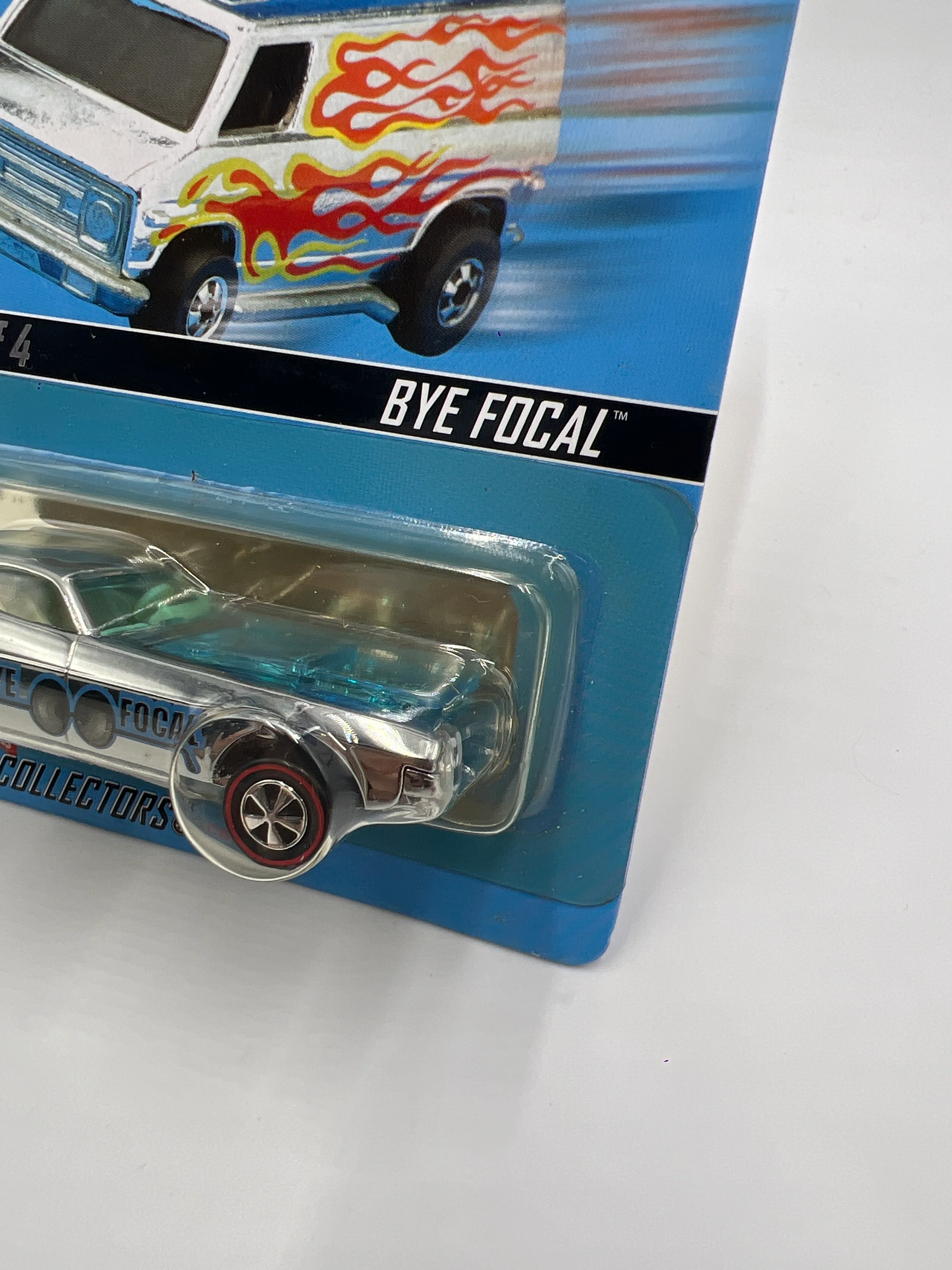 2003 Hot Wheels RLC Super Chromes #4 3411/12500 Bye Focal W/Protector - Image 3