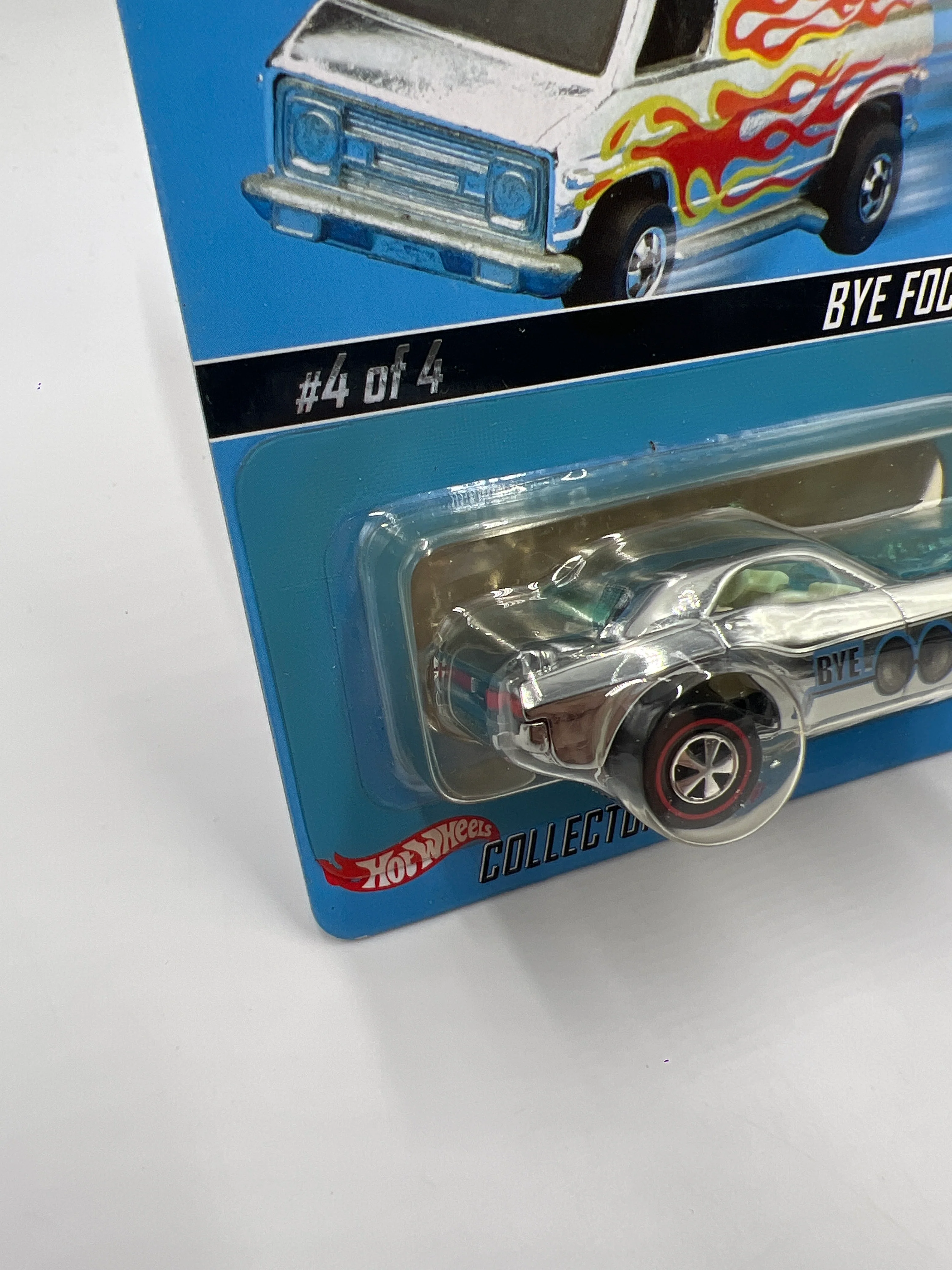 2003 Hot Wheels RLC Super Chromes #4 3411/12500 Bye Focal W/Protector - Image 4