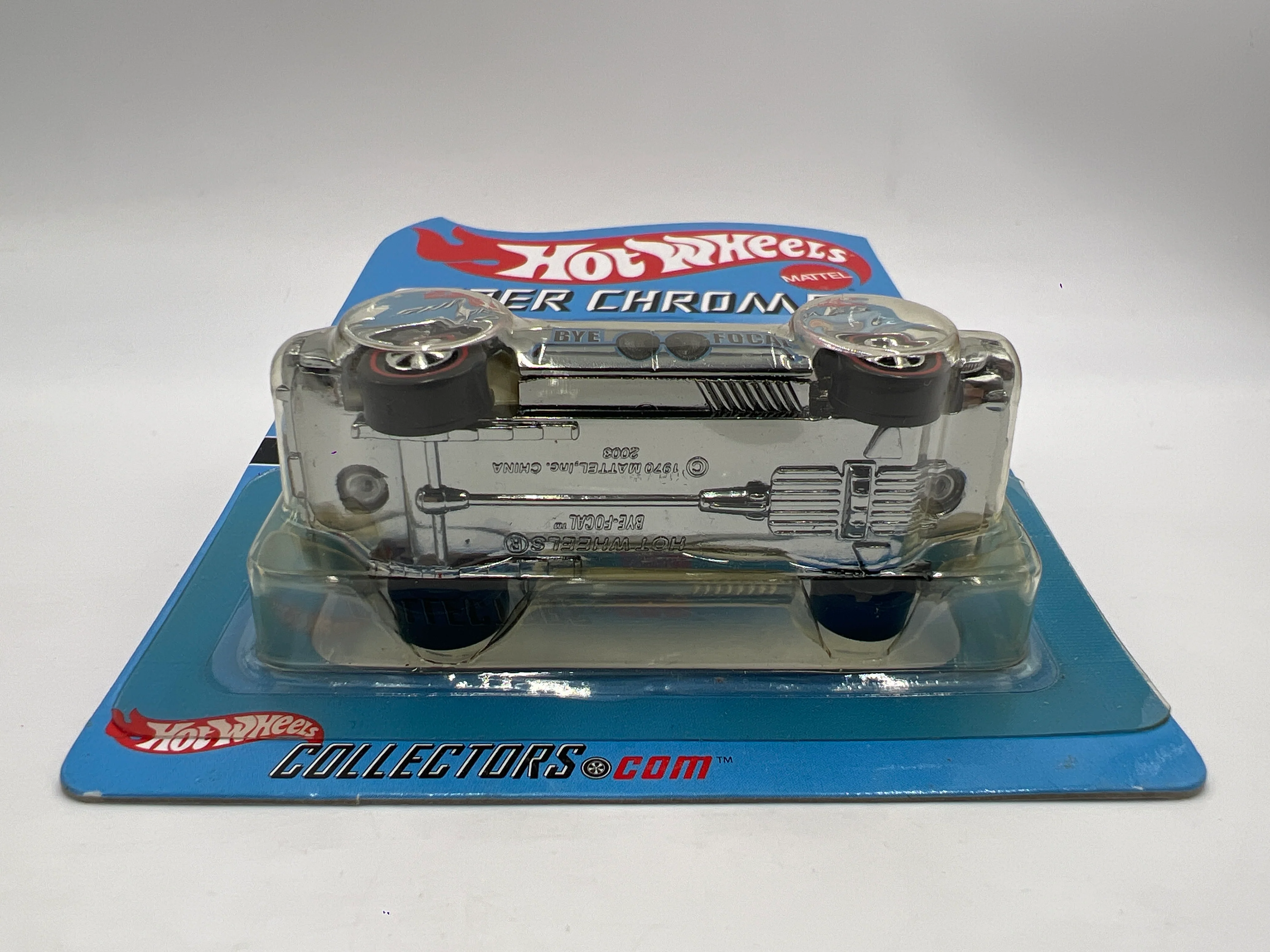 2003 Hot Wheels RLC Super Chromes #4 3411/12500 Bye Focal W/Protector - Image 5