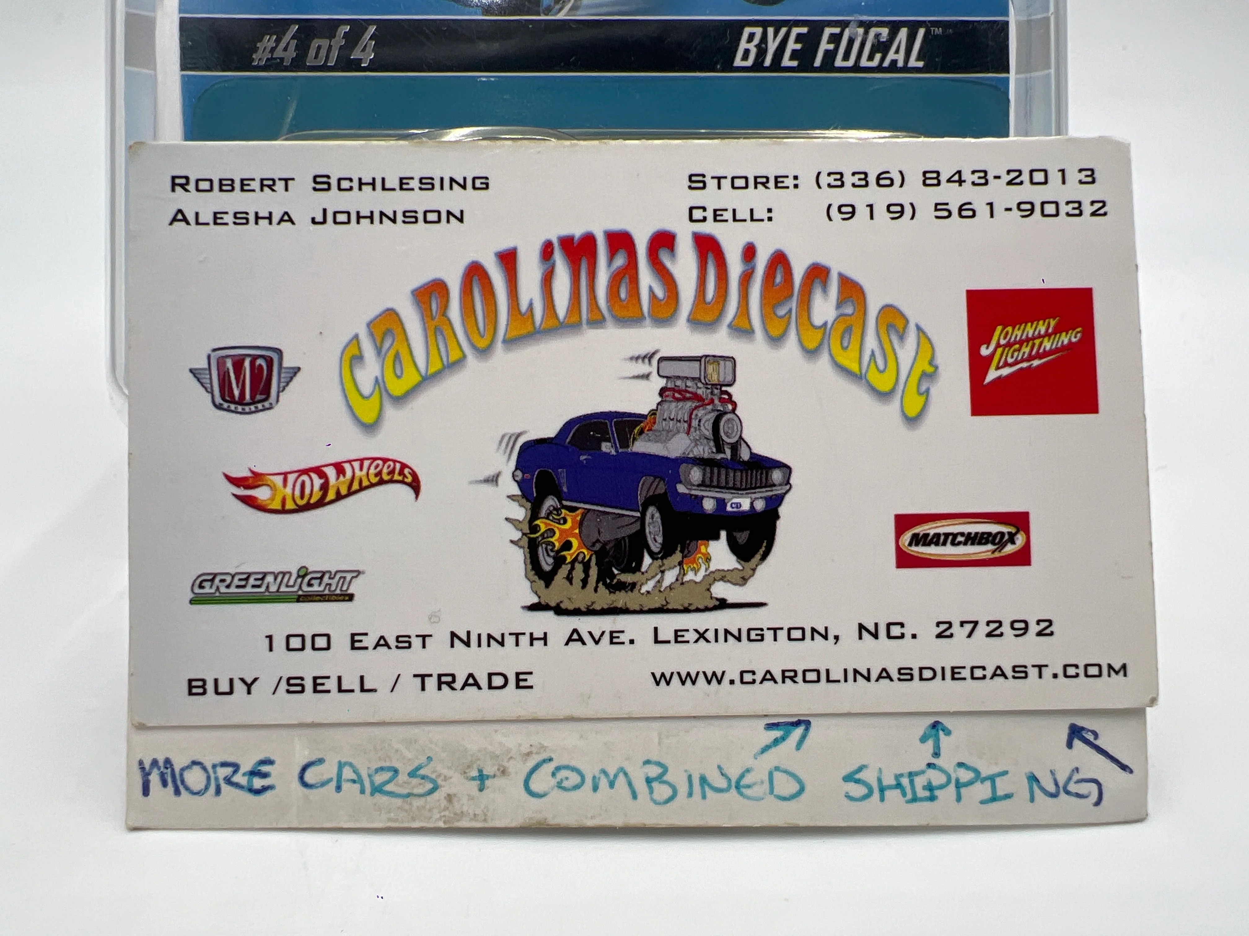 2003 Hot Wheels RLC Super Chromes #4 3411/12500 Bye Focal W/Protector - Image 9
