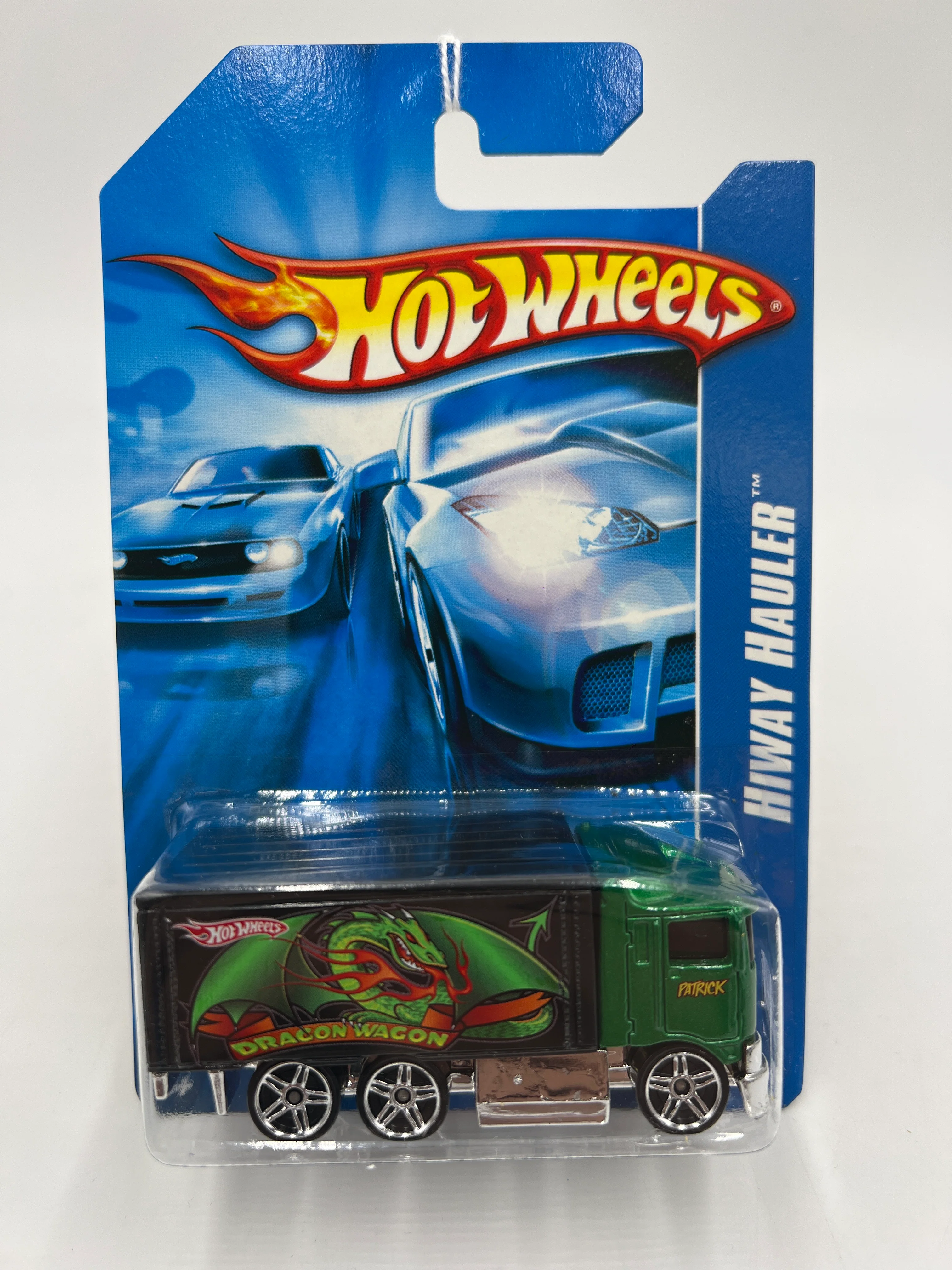 2007 Hot Wheels Hiway Hauler Dragon Wagon Green - Image 2