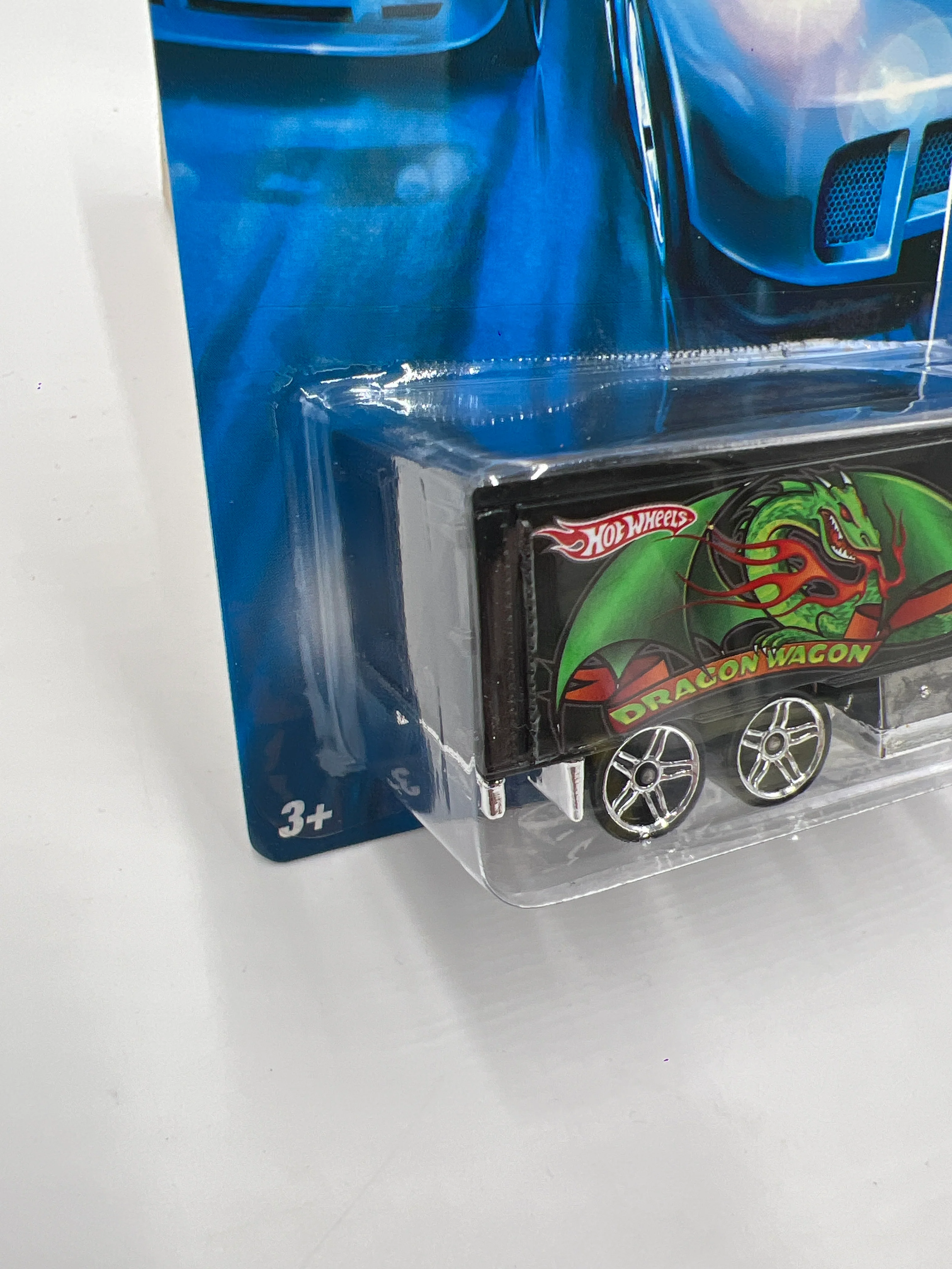 2007 Hot Wheels Hiway Hauler Dragon Wagon Green - Image 5