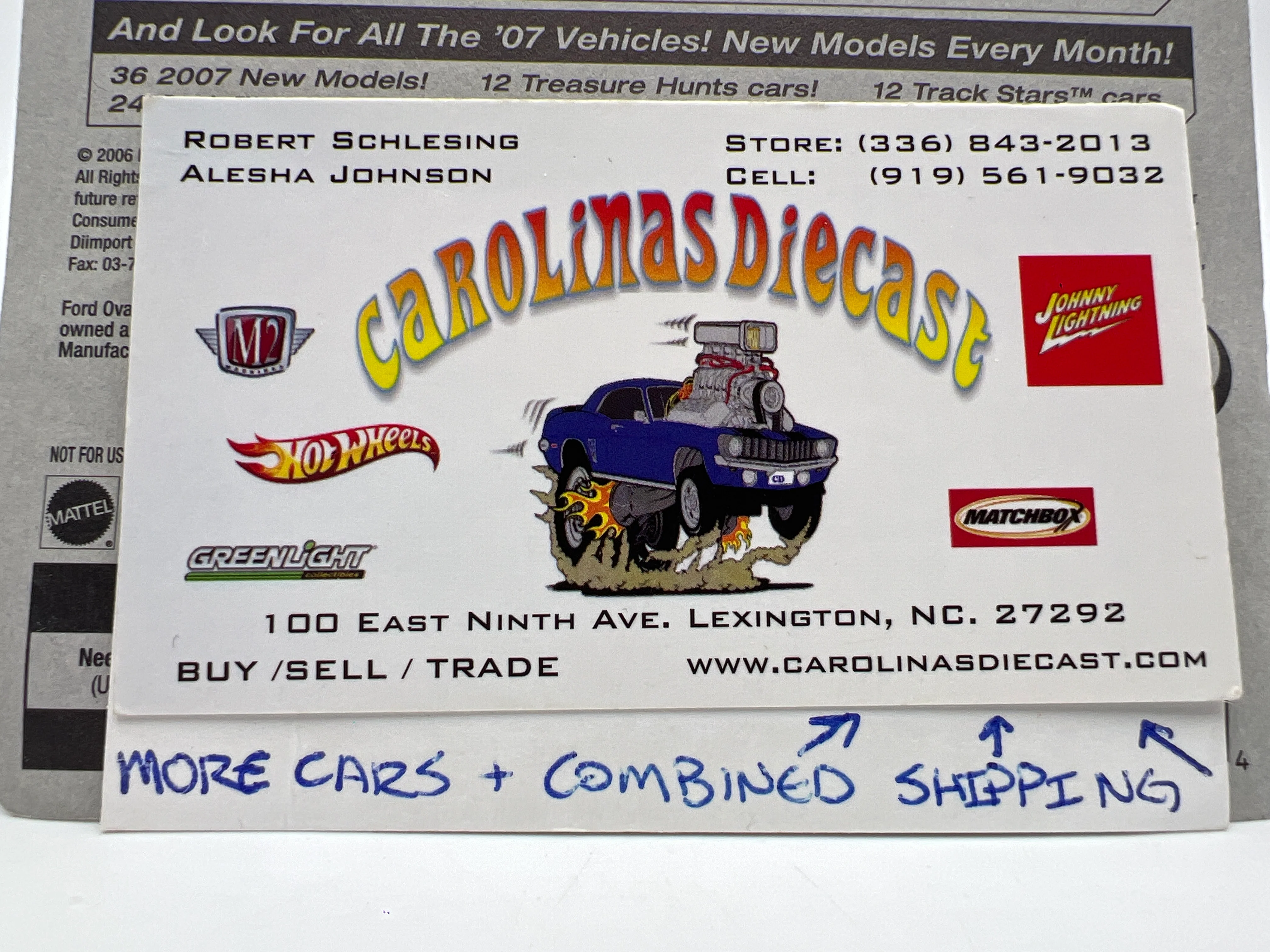 2007 Hot Wheels All Stars #143 Ford Thunderbolt Black PR5 Wheels 27C - Image 8