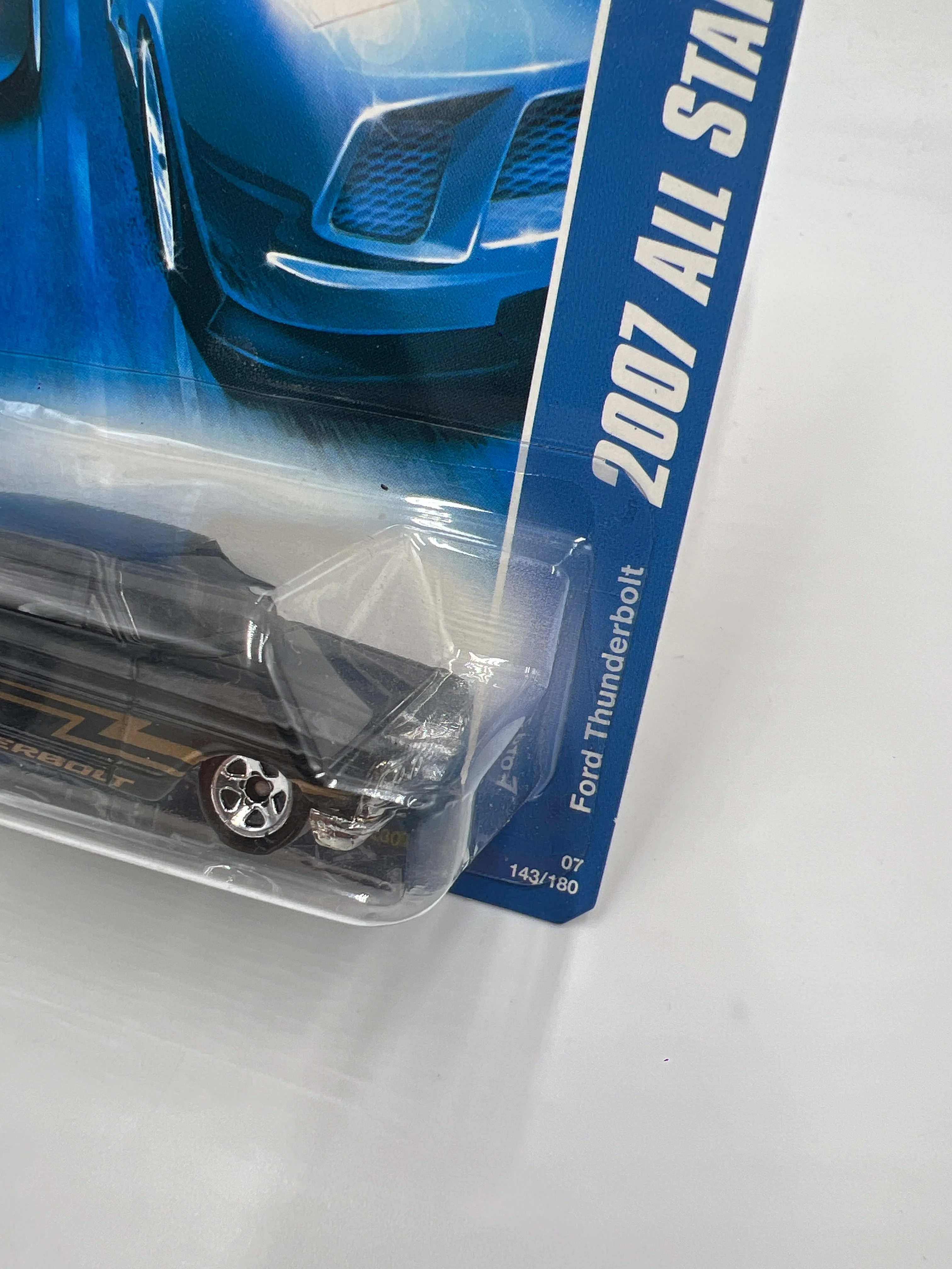 2007 Hot Wheels All Stars #143 Ford Thunderbolt Black 5SP Wheels 27B - Image 4