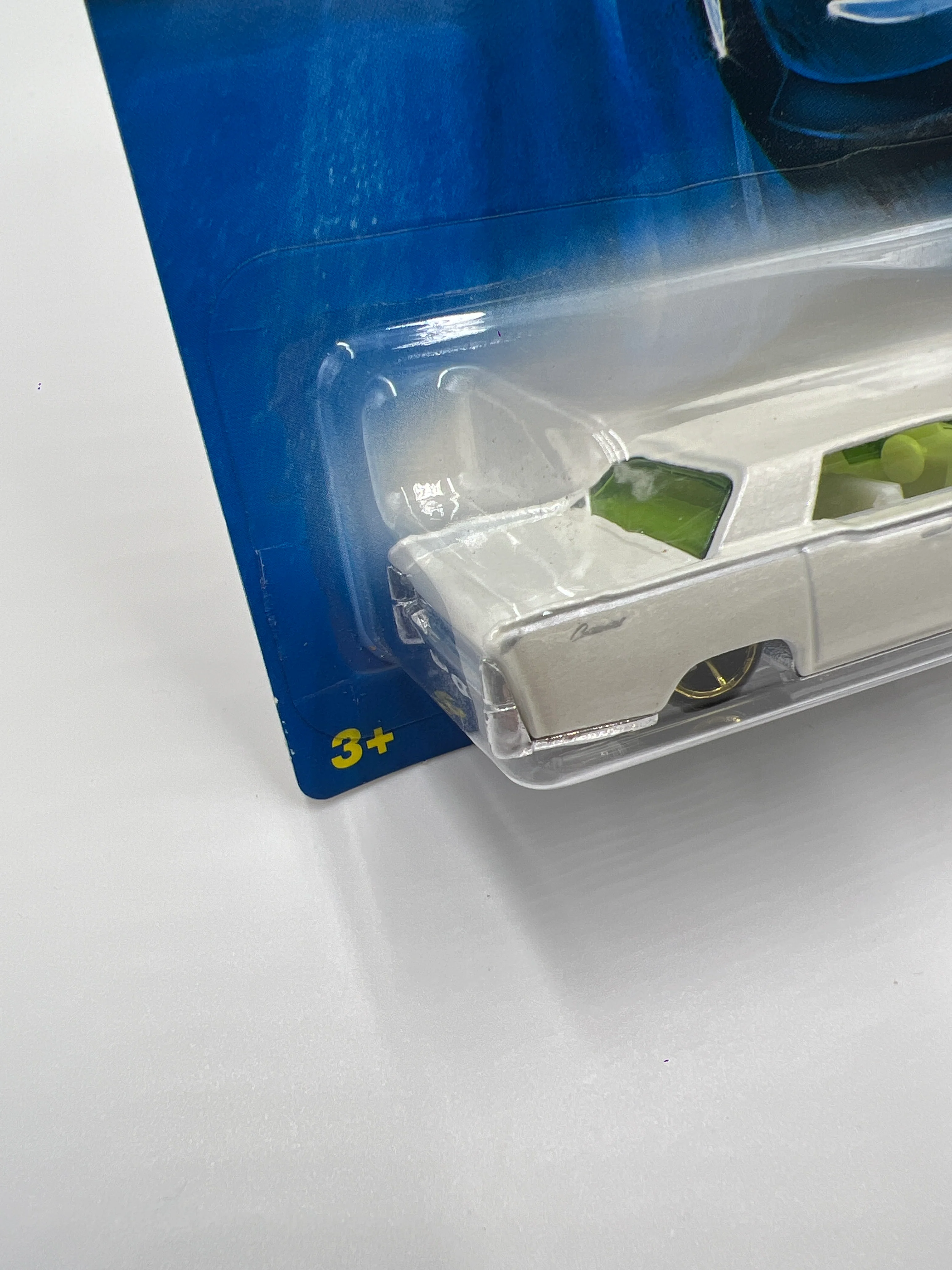 2007 Hot Wheels New Models #022 64 Lincoln Continental White 56A - Image 5