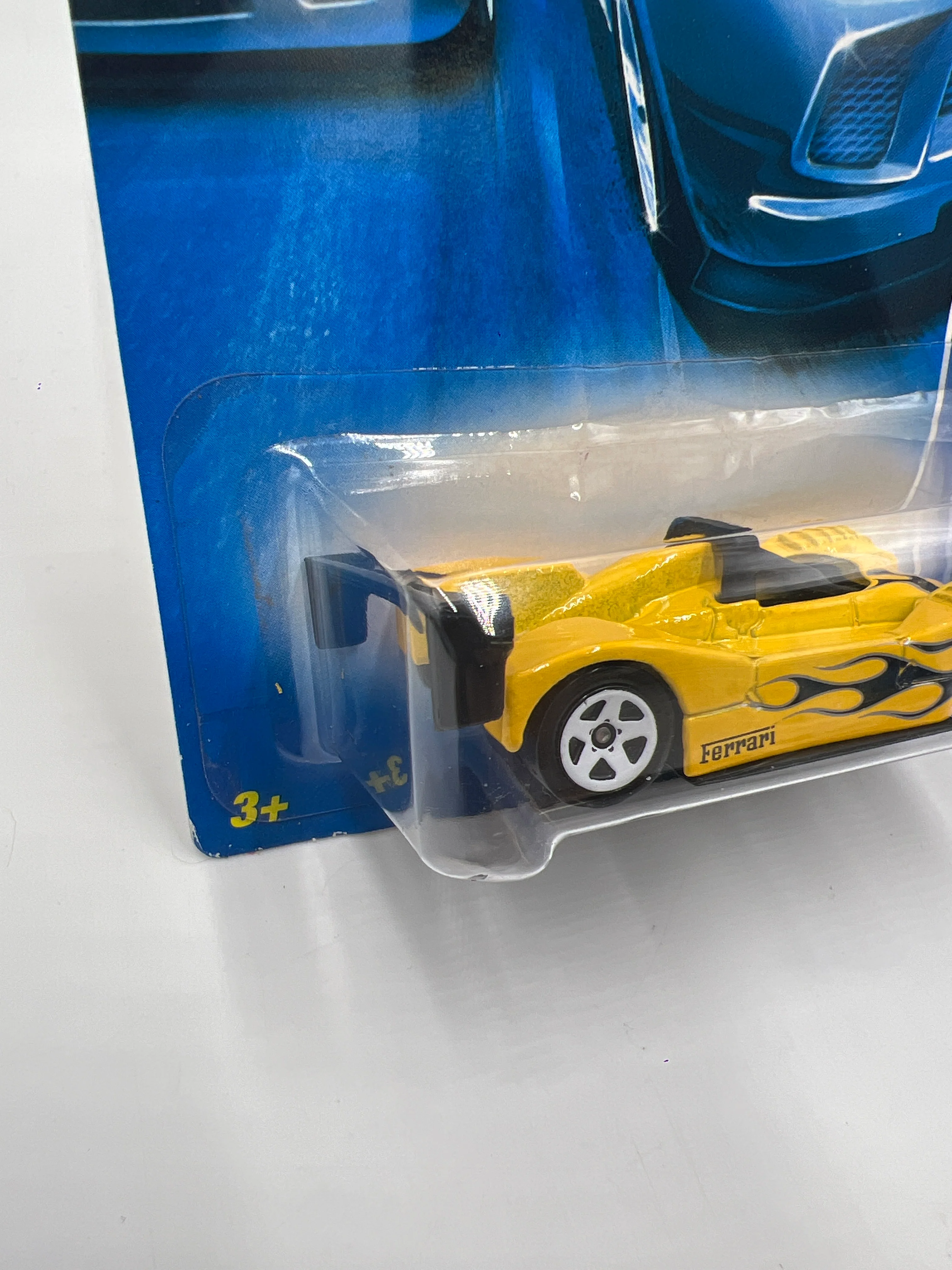 2007 Hot Wheels All Stars #139 Ferrari 333 SP Yellow - Image 5
