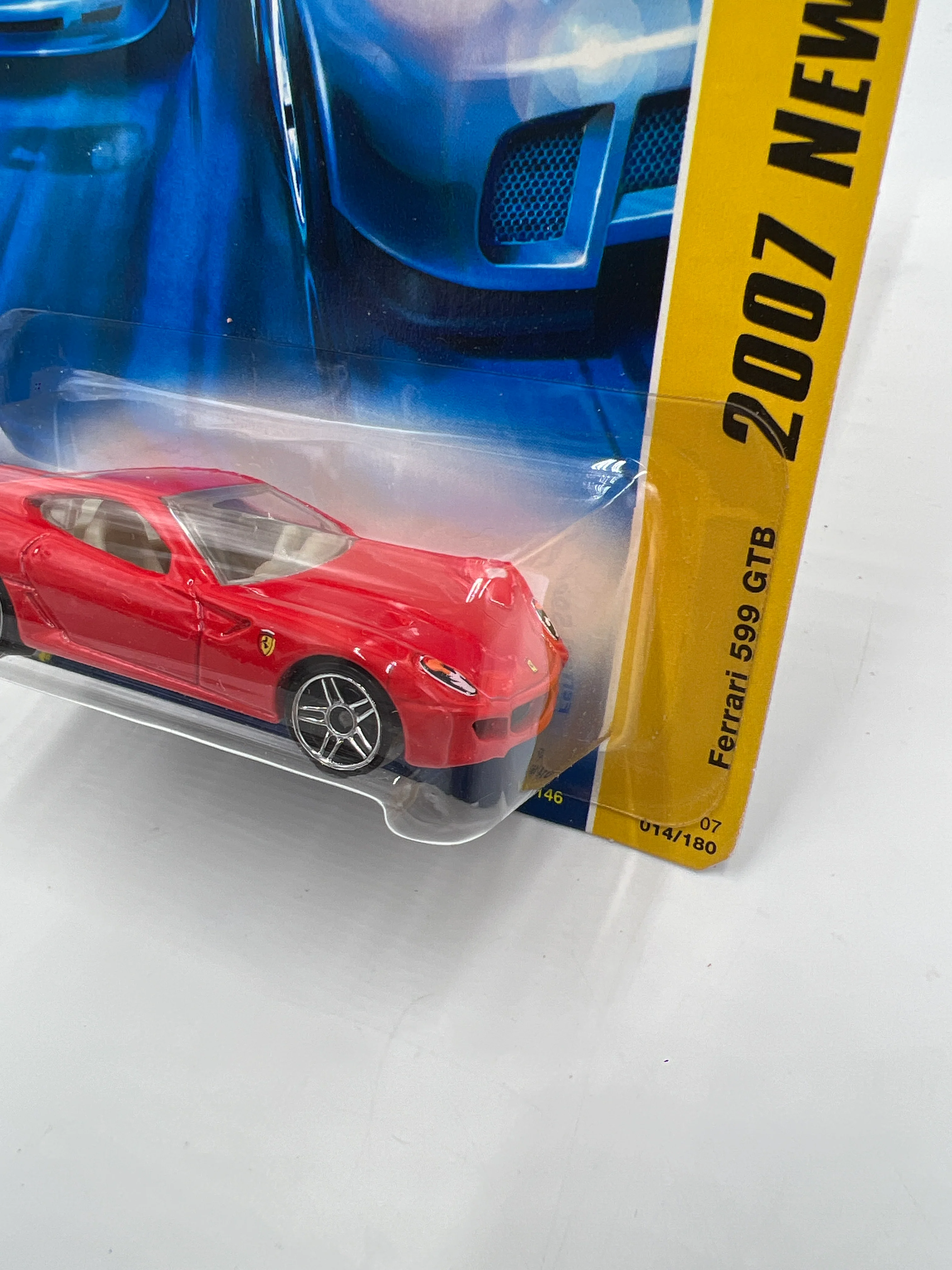 2007 Hot Wheels New Models #014 Ferrari 599 GTB Red - Image 4