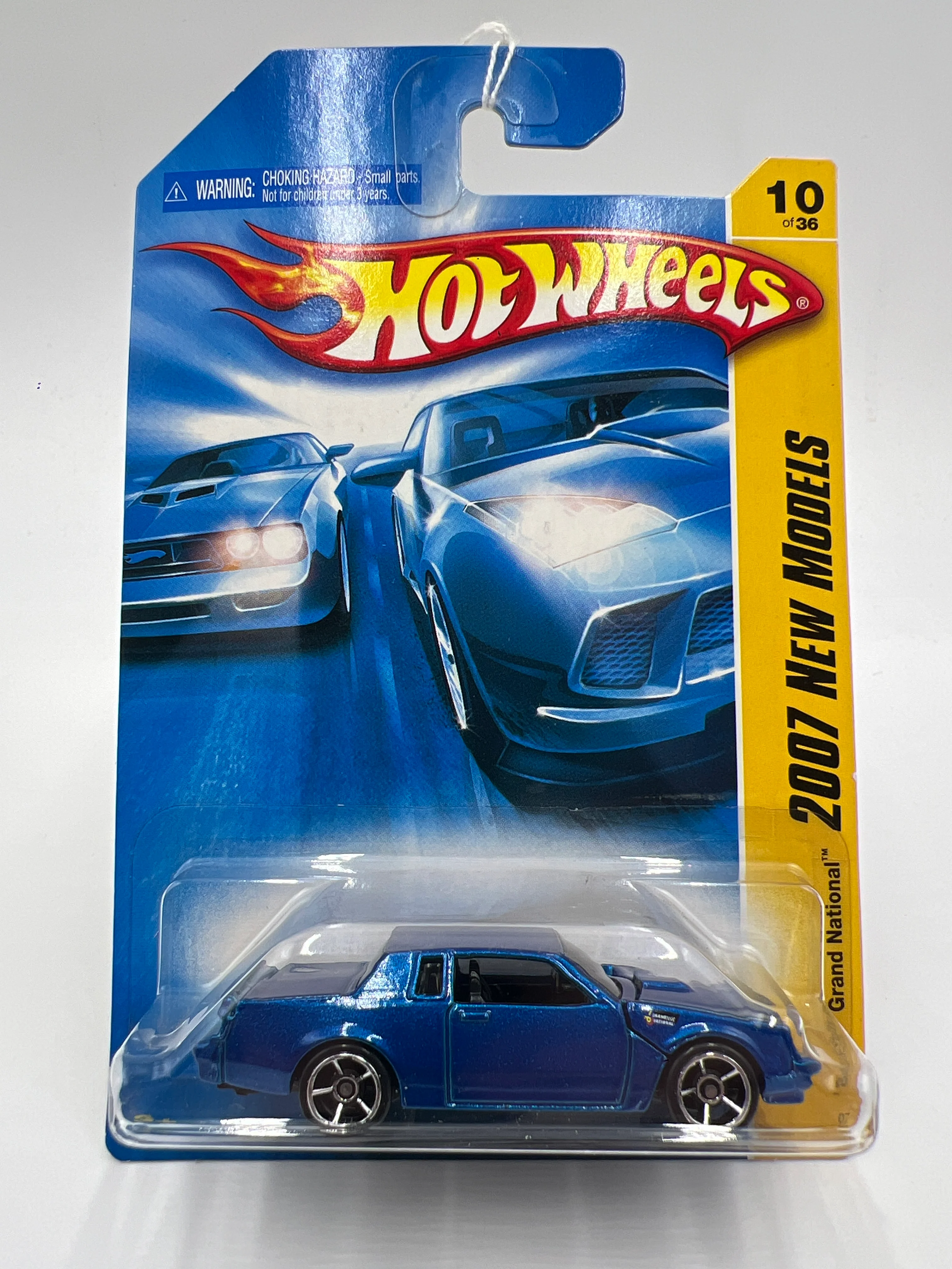 2007 Hot Wheels New Models #10 Kmart Exclusive Buick Grand National Blue 236C - Image 2