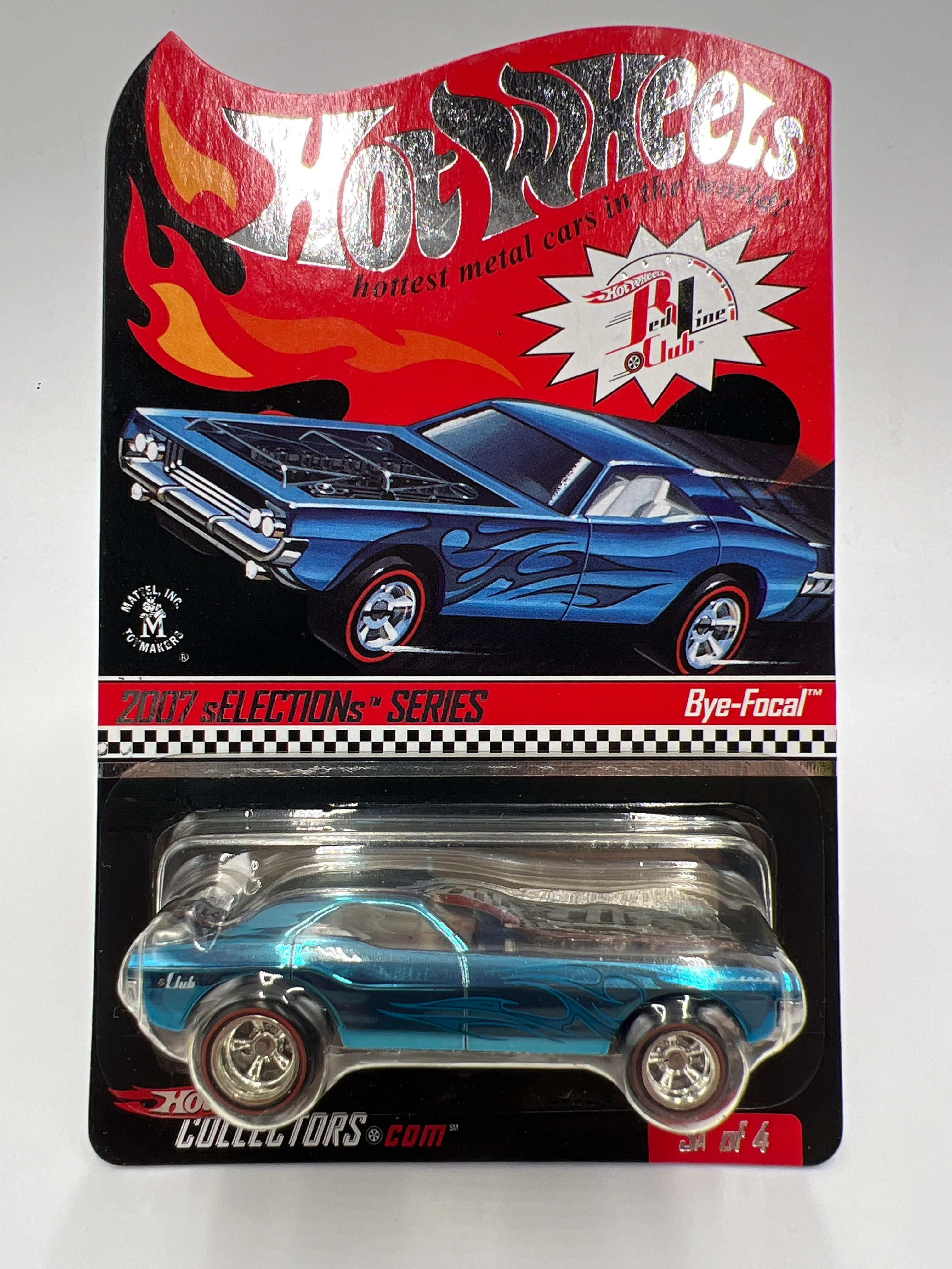 2007 Hot Wheels RLC sELECTIONs Series #3A Bye-Focal Blue 7417/7716 W/Protector - Image 2
