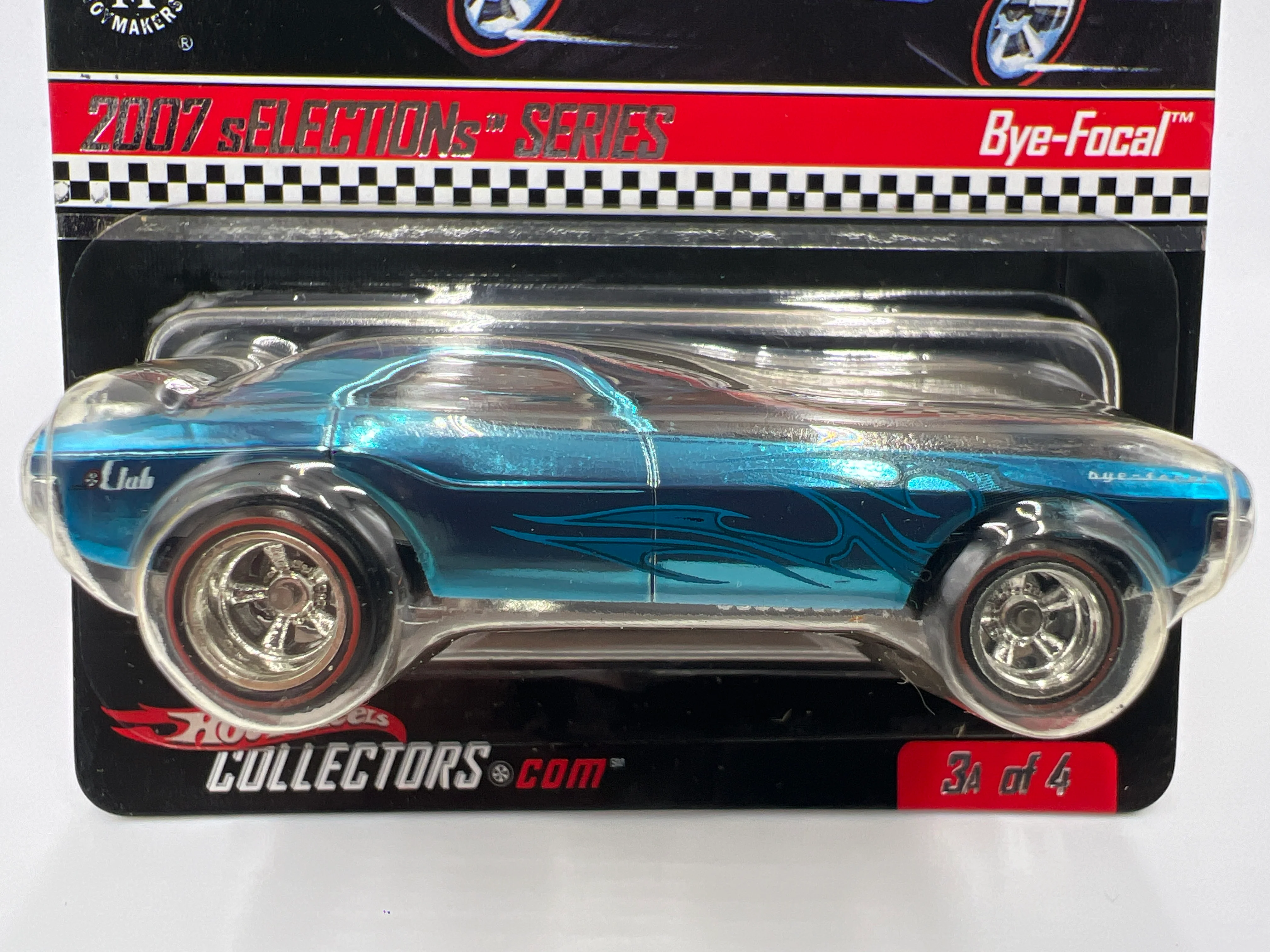 2007 Hot Wheels RLC sELECTIONs Series #3A Bye-Focal Blue 7417/7716 W/Protector - Image 3