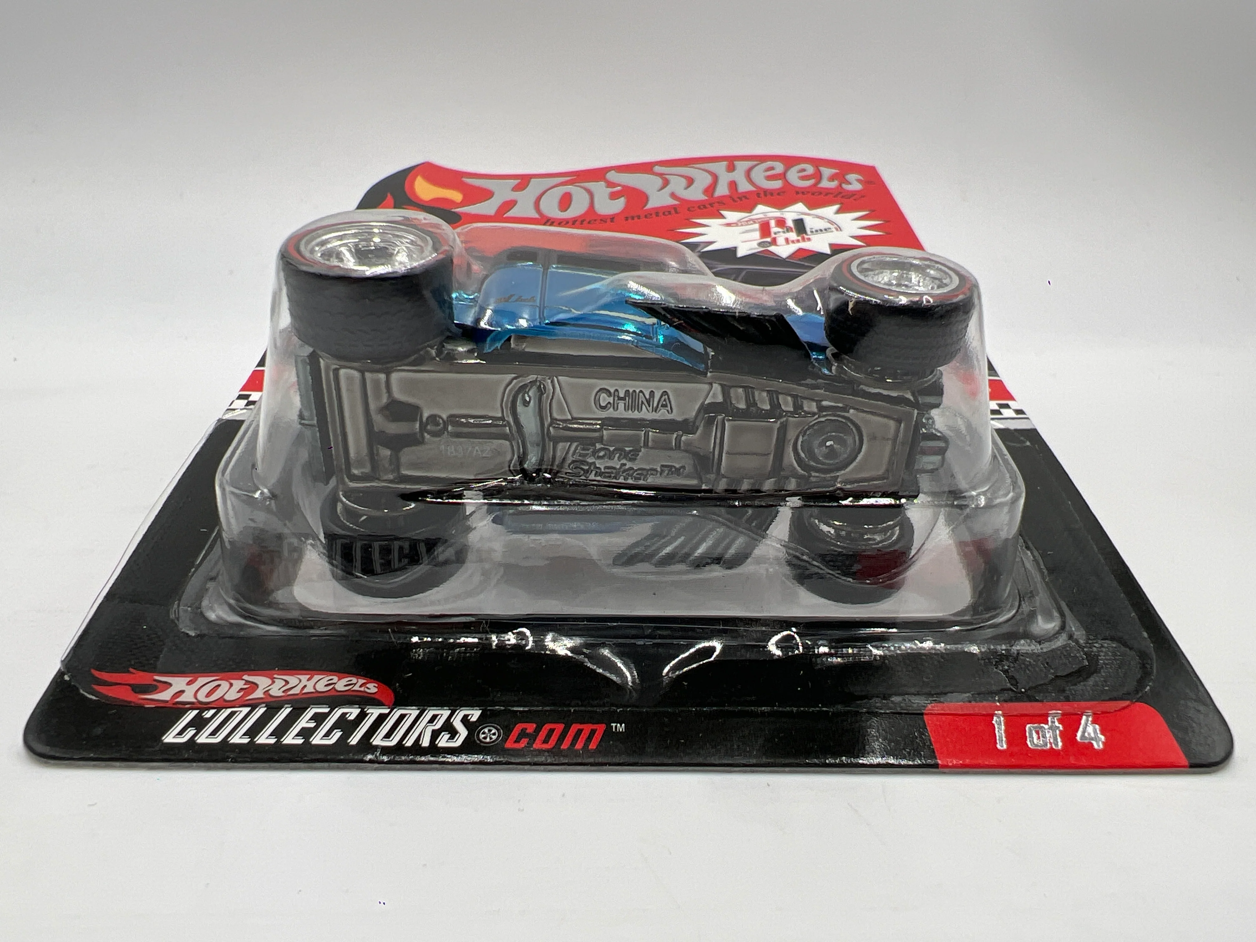 2007 Hot Wheels RLC sELECTIONs Series #1 Bone Shaker Blue 3627/10442 W/Protector - Image 6