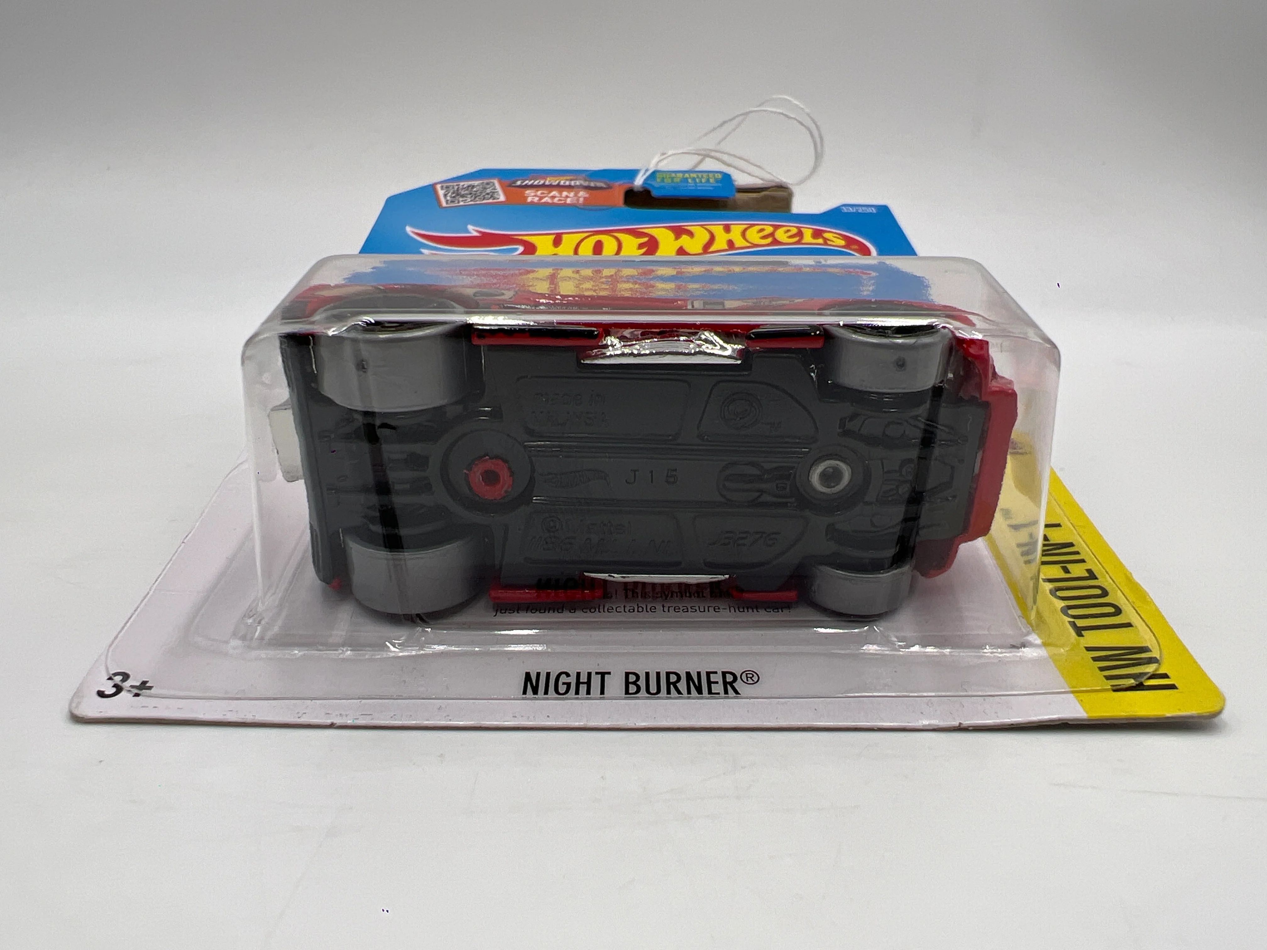 2016 Hot Wheels Tool-In-1 Treasure Hunt #33 Night Burner Red 277C - Image 5
