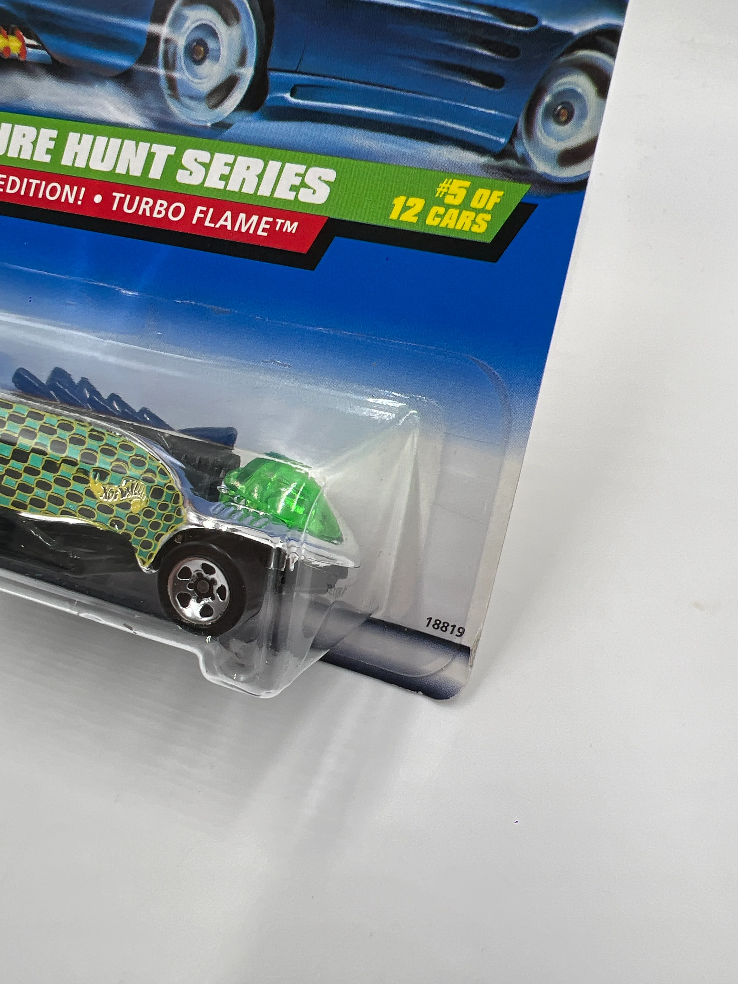 1998 Hot Wheels Treasure Hunt #753 Turbo Flame 283i - Image 3