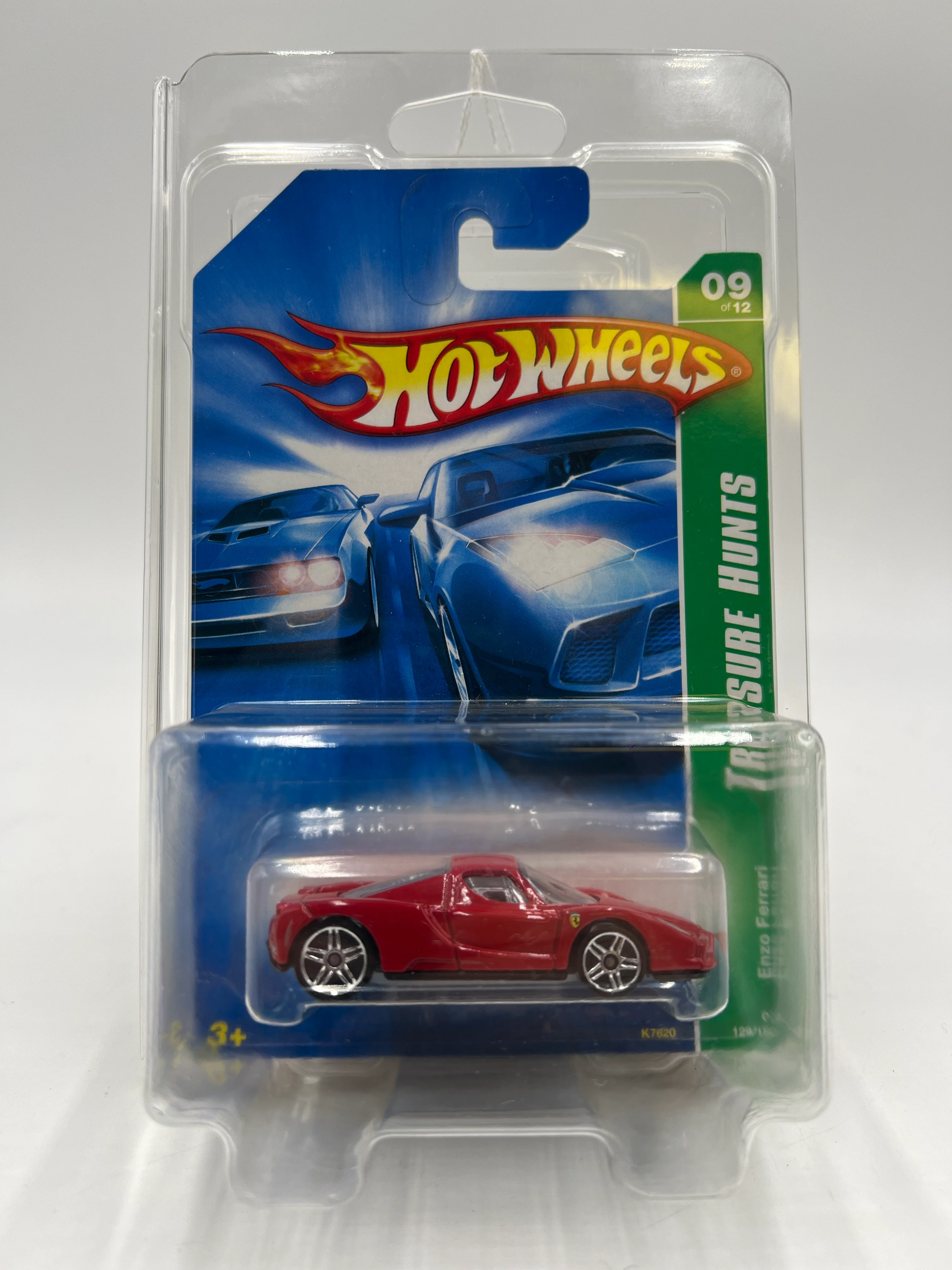 2007 Hot Wheels Treasure Hunts #129 Enzo Ferrari Red Seats W/Protector - Image 7