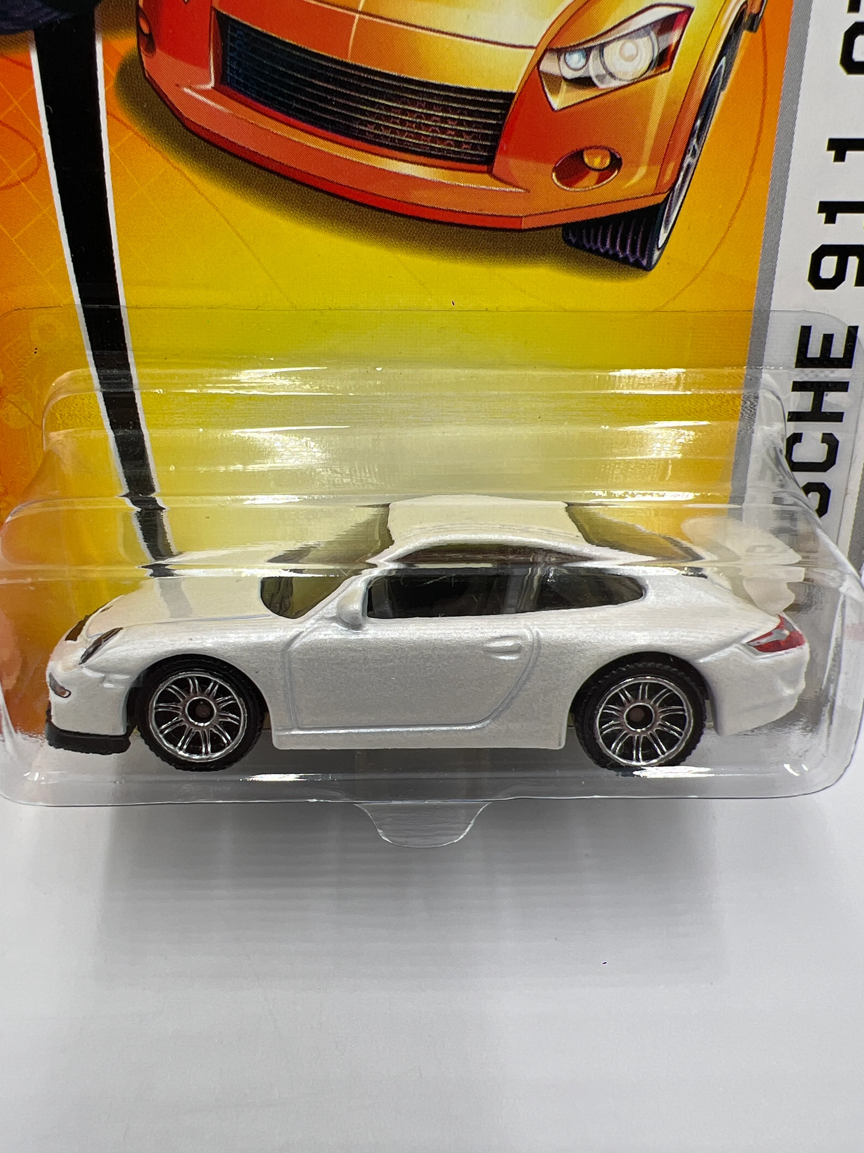 2007 Matchbox MBX Metal #3 Porsche 911 GT3 White 206B - Image 2