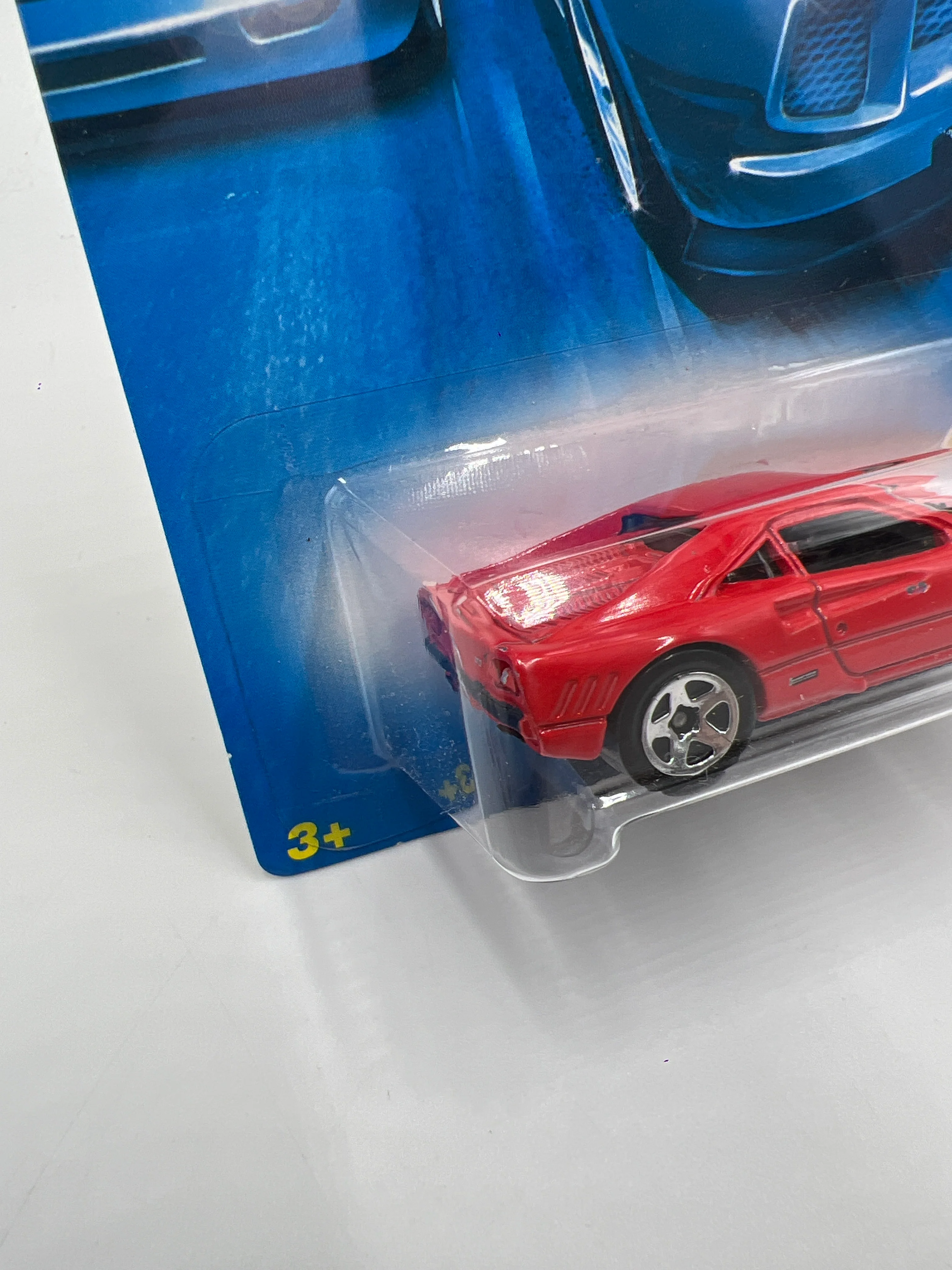 2008 Hot Wheels New Models #38 Ferrari GTO Red W/Protector - Image 5
