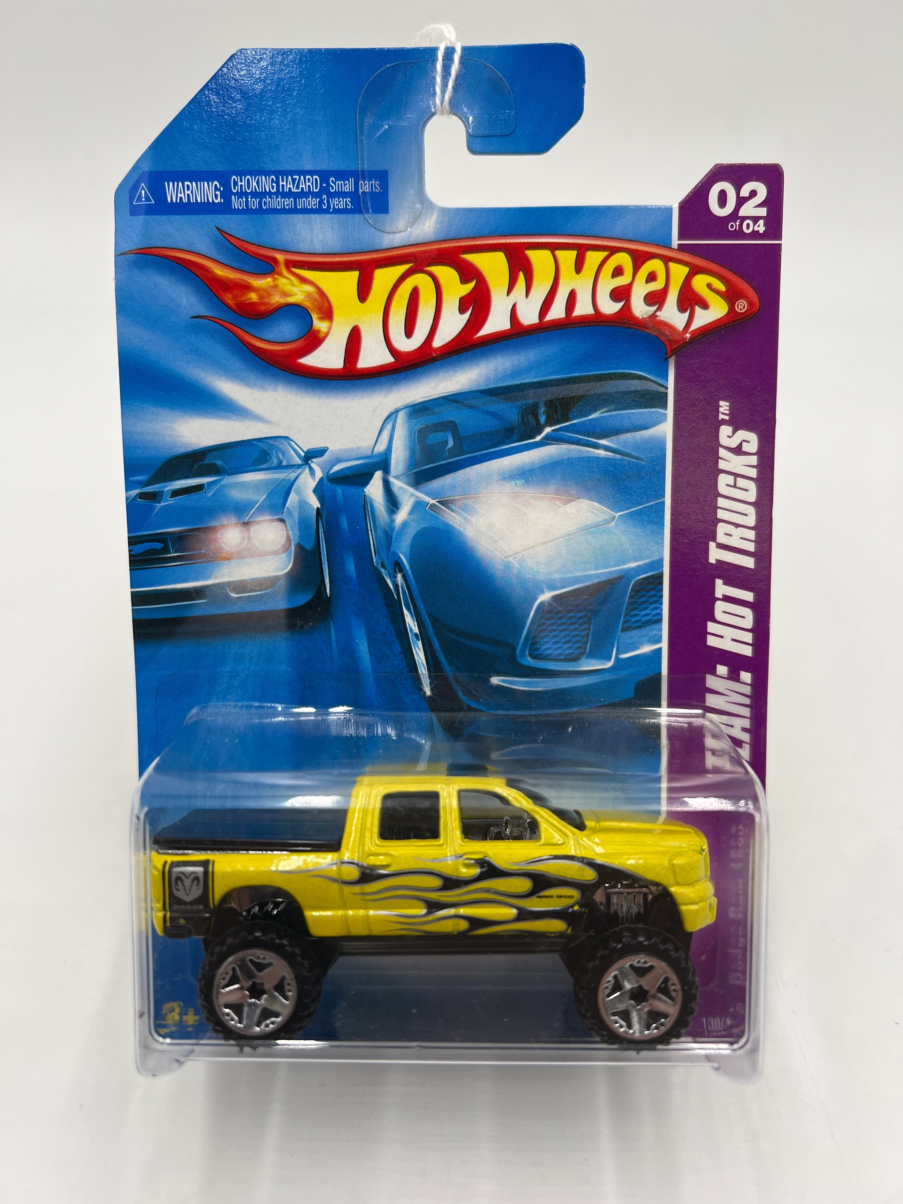2008 Hot Wheels Team: Hot Trucks #138 Dodge Ram 1500 Yellow 39C - Image 2