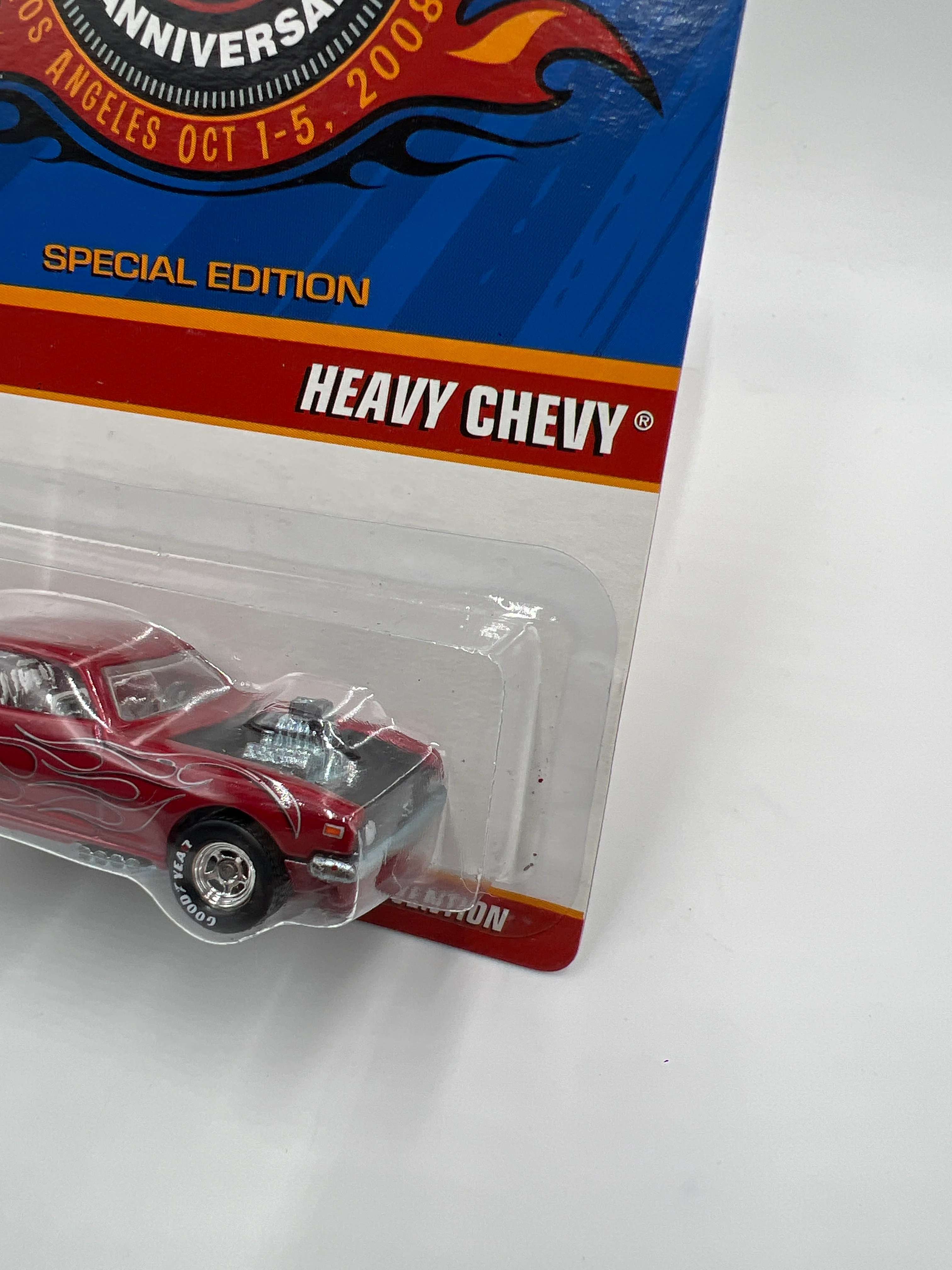 2008 Hot Wheels 22nd Annual Collectors Convention LA 1 of 3000 Heavy Chevy W/Protector - Image 3