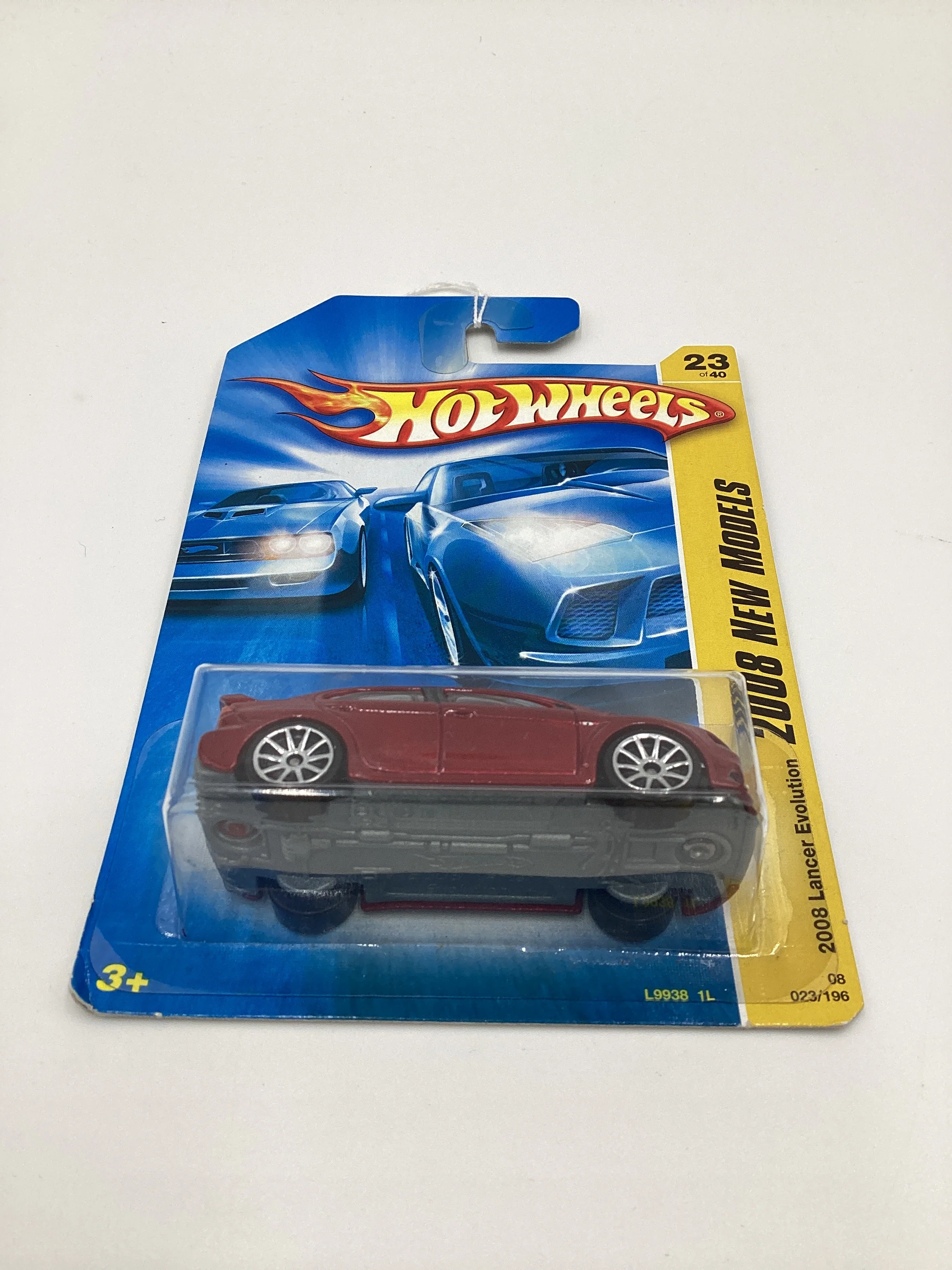 2008 Hot wheels #23 2008 Lancer Evolution Red 92D - Image 6