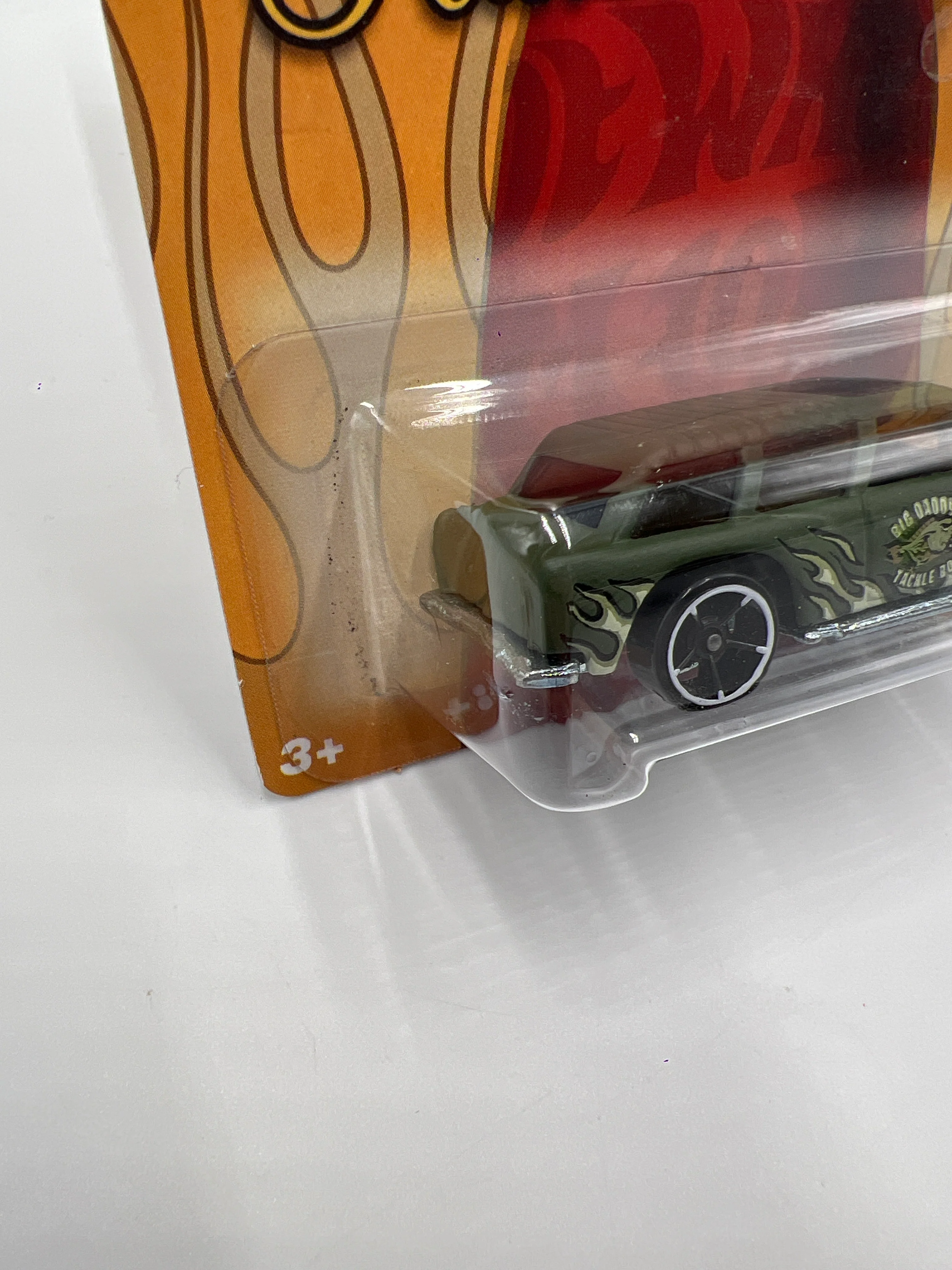 2008 Hot Wheels Fathers Day Chevy Nomad Matte Green 160B - Image 5