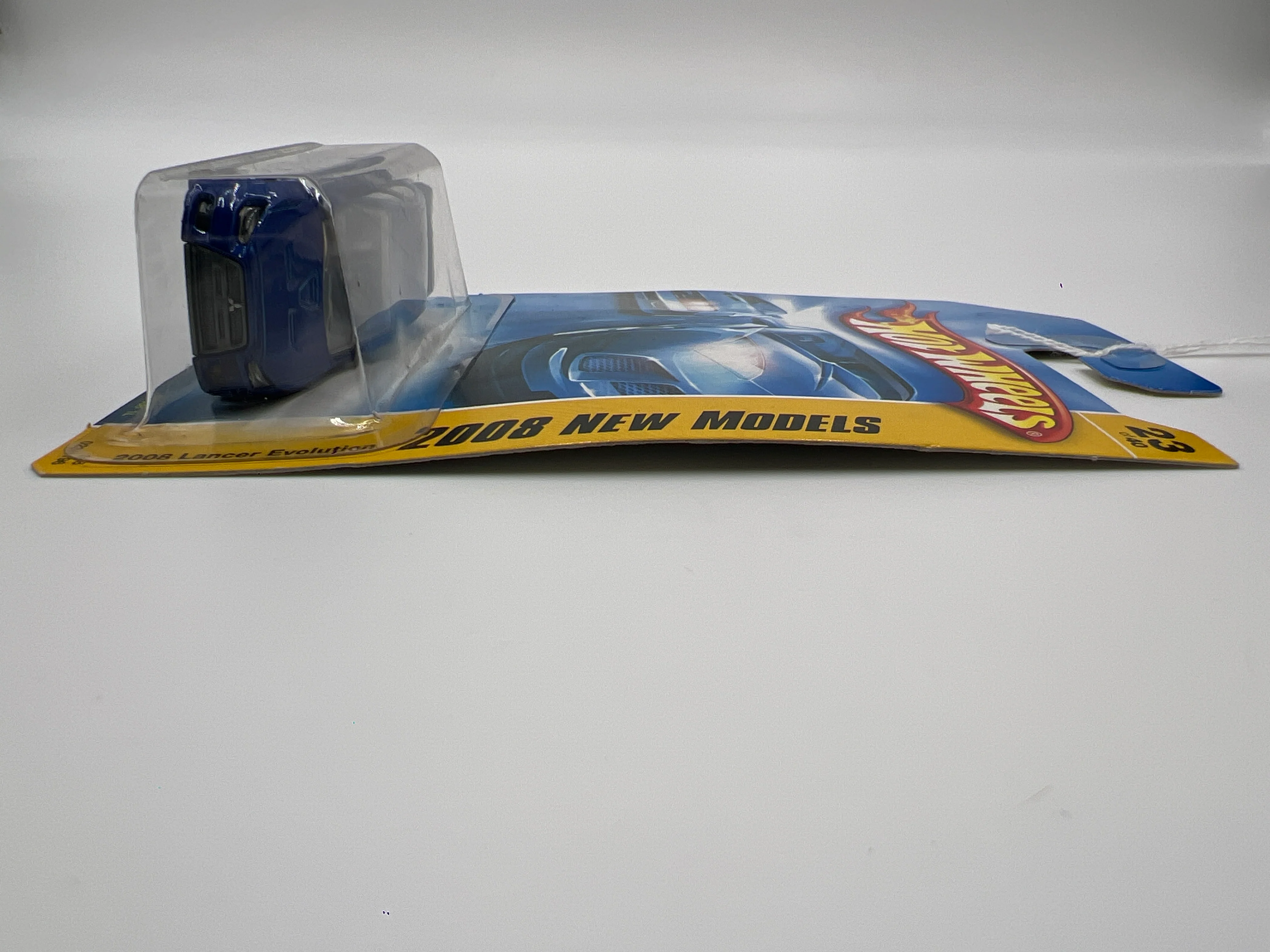 2008 Hot Wheels New Models #23 2008 Lancer Evolution Blue - Image 6