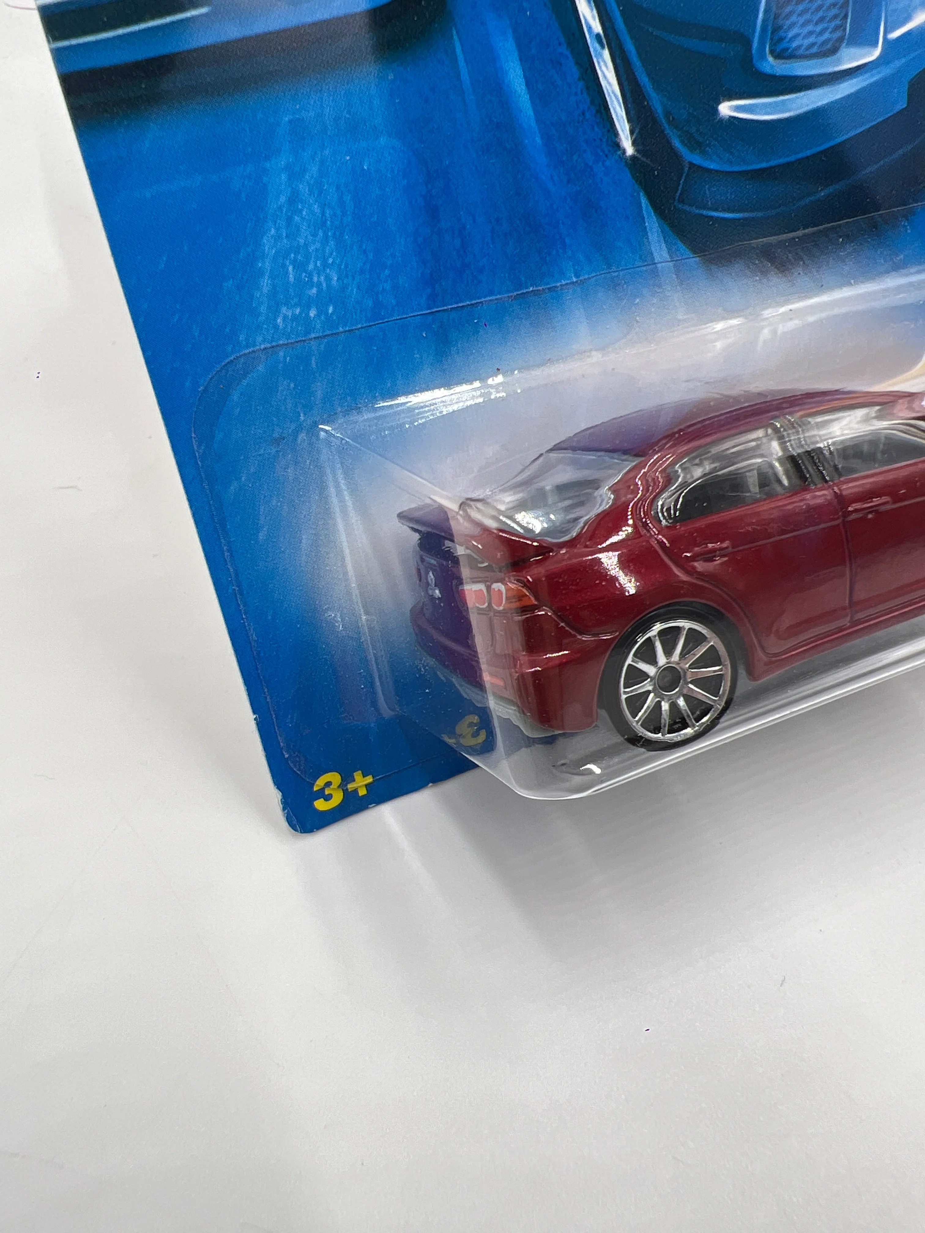 2008 Hot Wheels New Models #23 2008 Lancer Evolution Red SR - Image 5