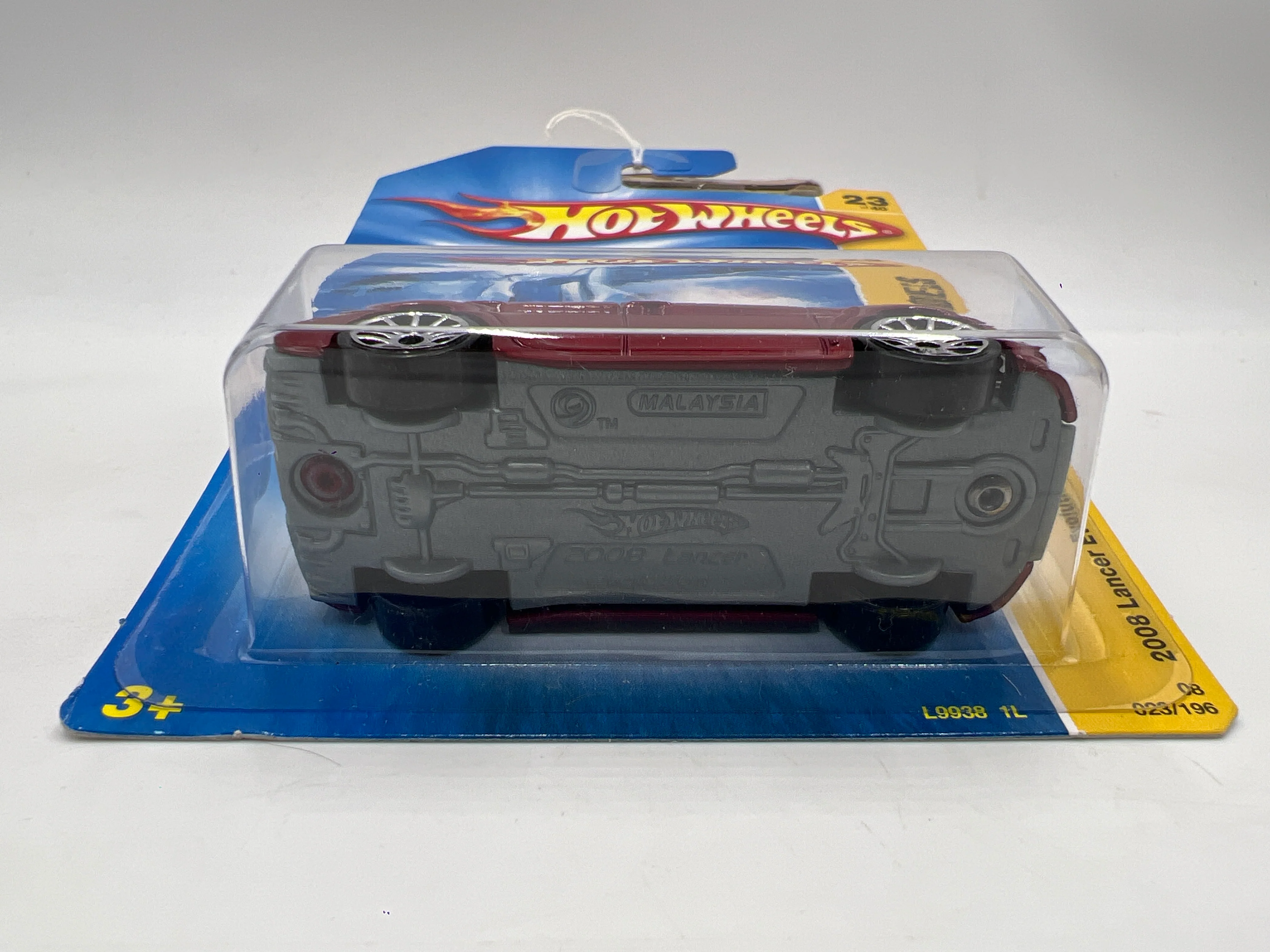 2008 Hot Wheels New Models #23 2008 Lancer Evolution Red SR - Image 6