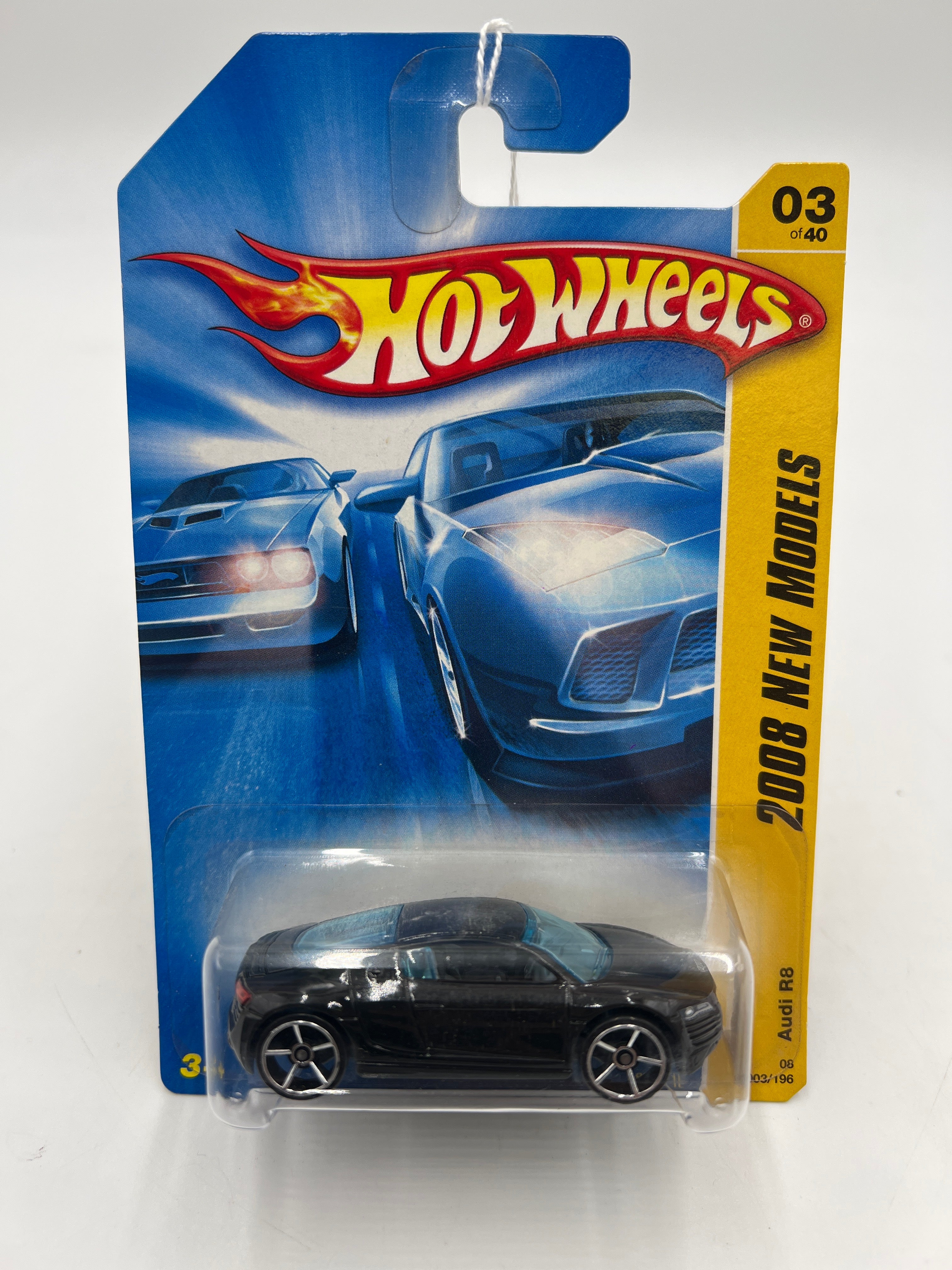 2008 Hot Wheels New Models #3 Audi R8 (OH5 Wheels) 107E - Image 2