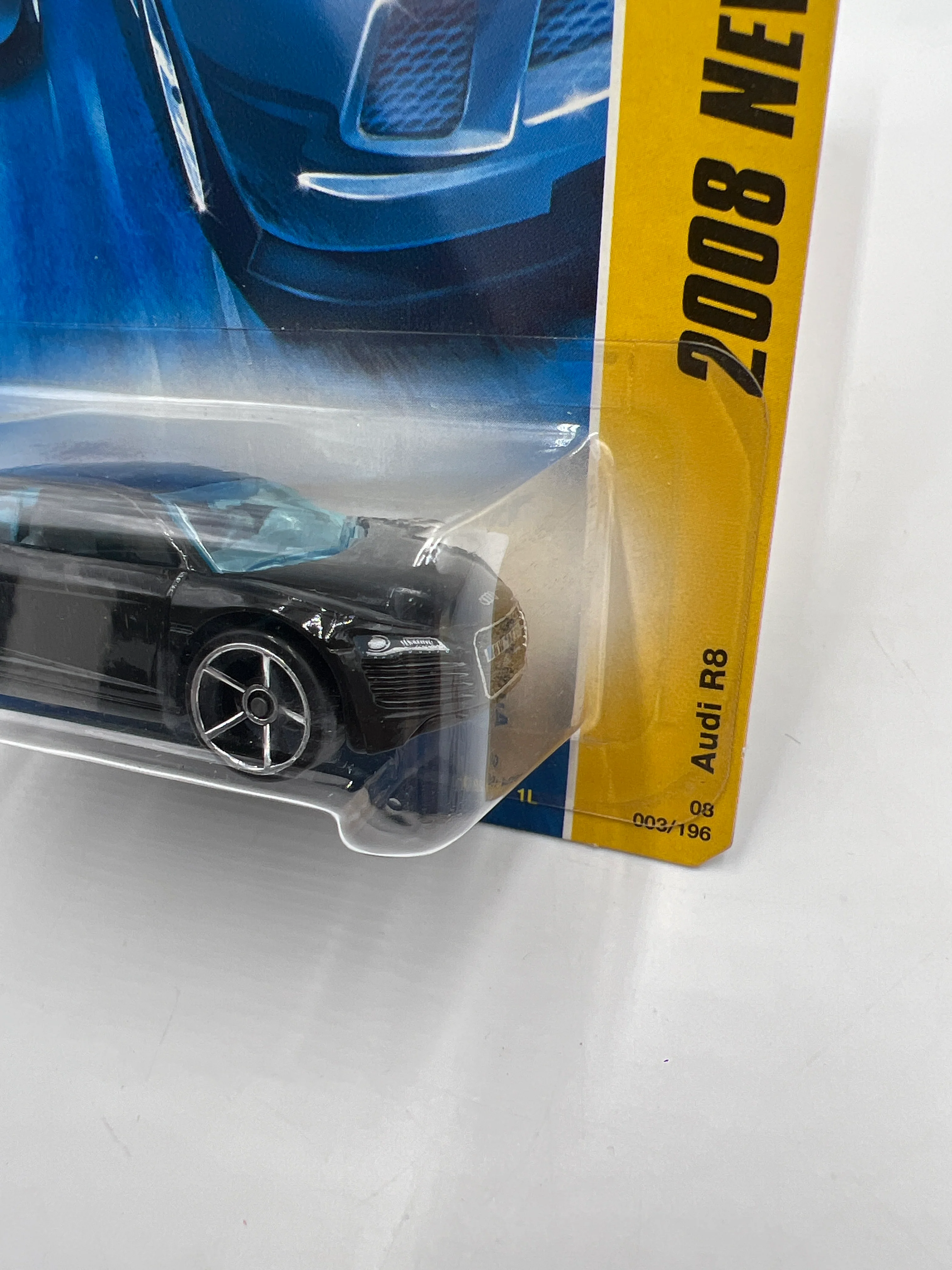 2008 Hot Wheels New Models #3 Audi R8 (OH5 Wheels) 107E - Image 4