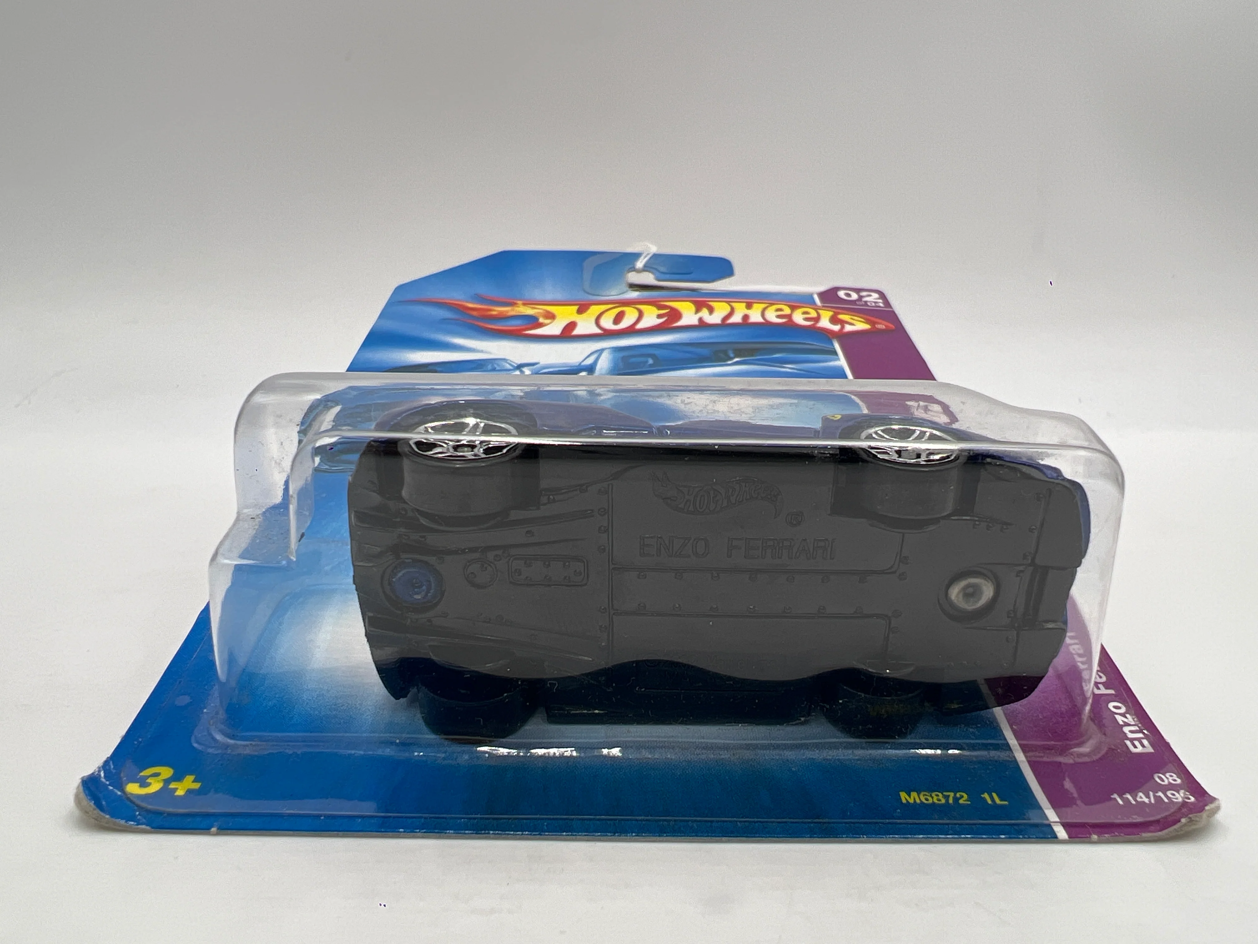 2008 Hot Wheels Team Exotics #114 Enzo Ferrari Blue SR - Image 5