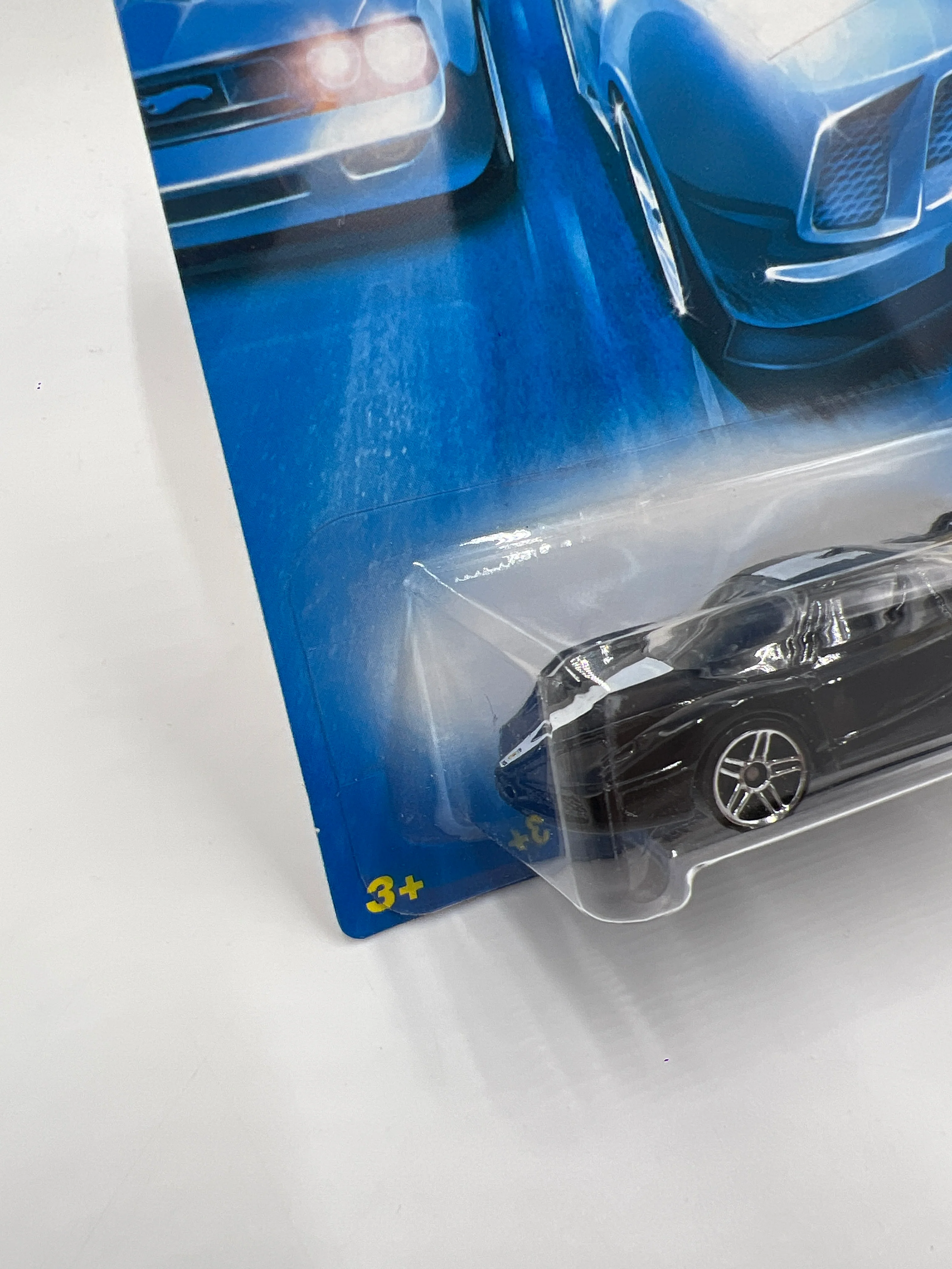 2008 Hot Wheels New Models #33 Facing Backwards ERROR Ferrari FXX Black W/Protector - Image 5