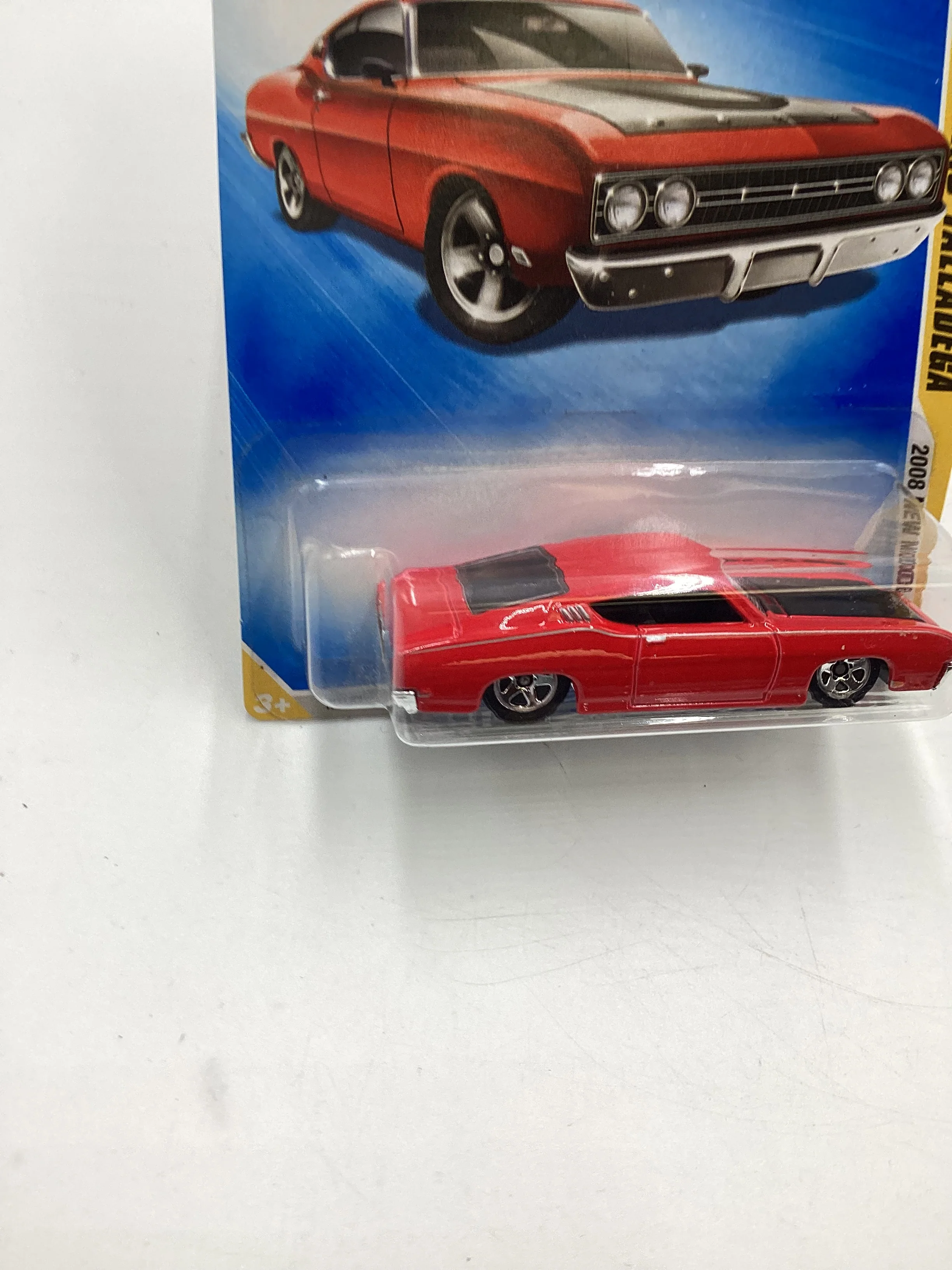 2008 Hot Wheels New Models #19 69 Ford Torino Talledega Red 27B - Image 5