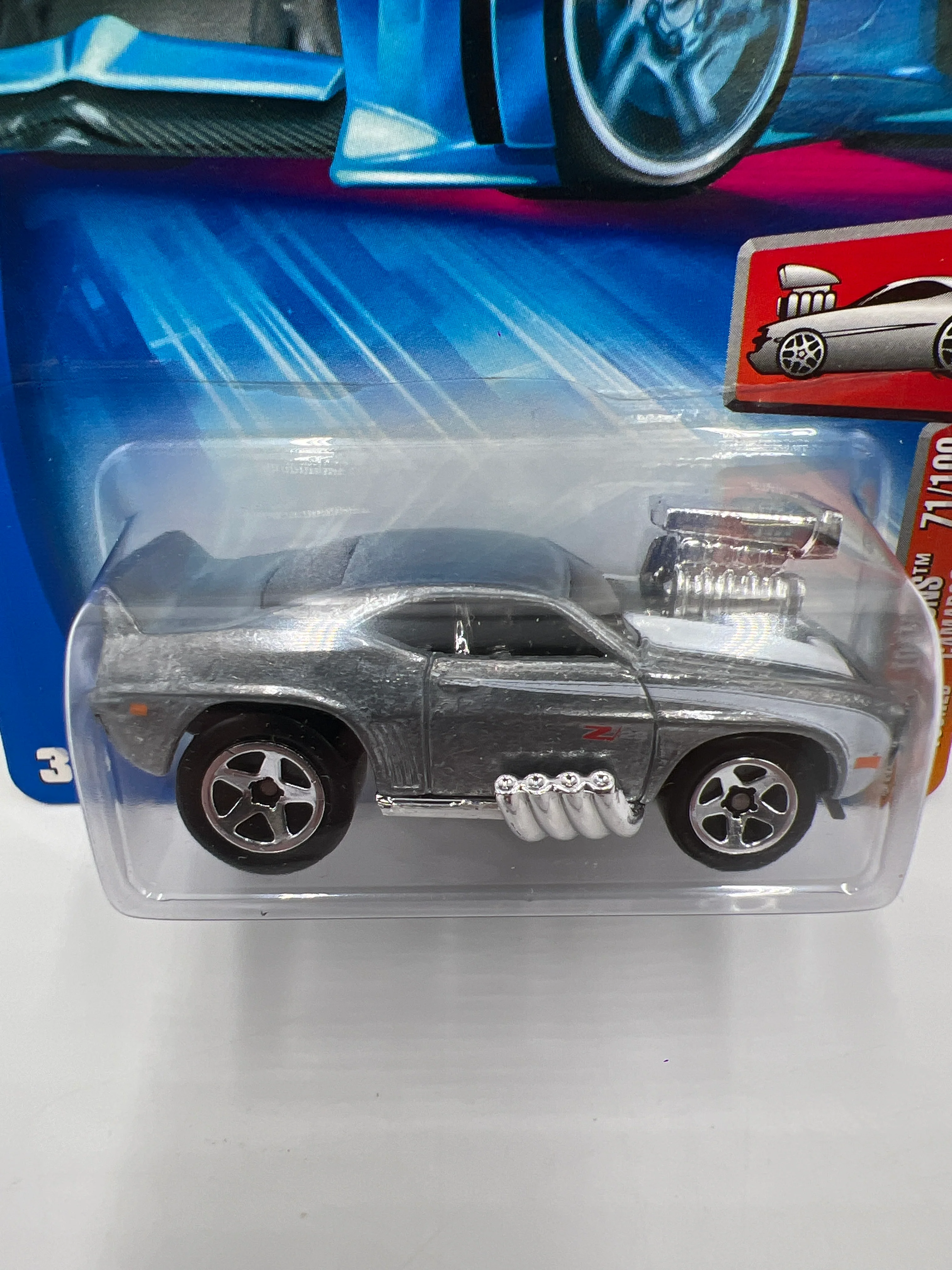 2004 Hot Wheels First Editions Zamac #071 Tooned Camaro Z28 1969 146A - Image 3