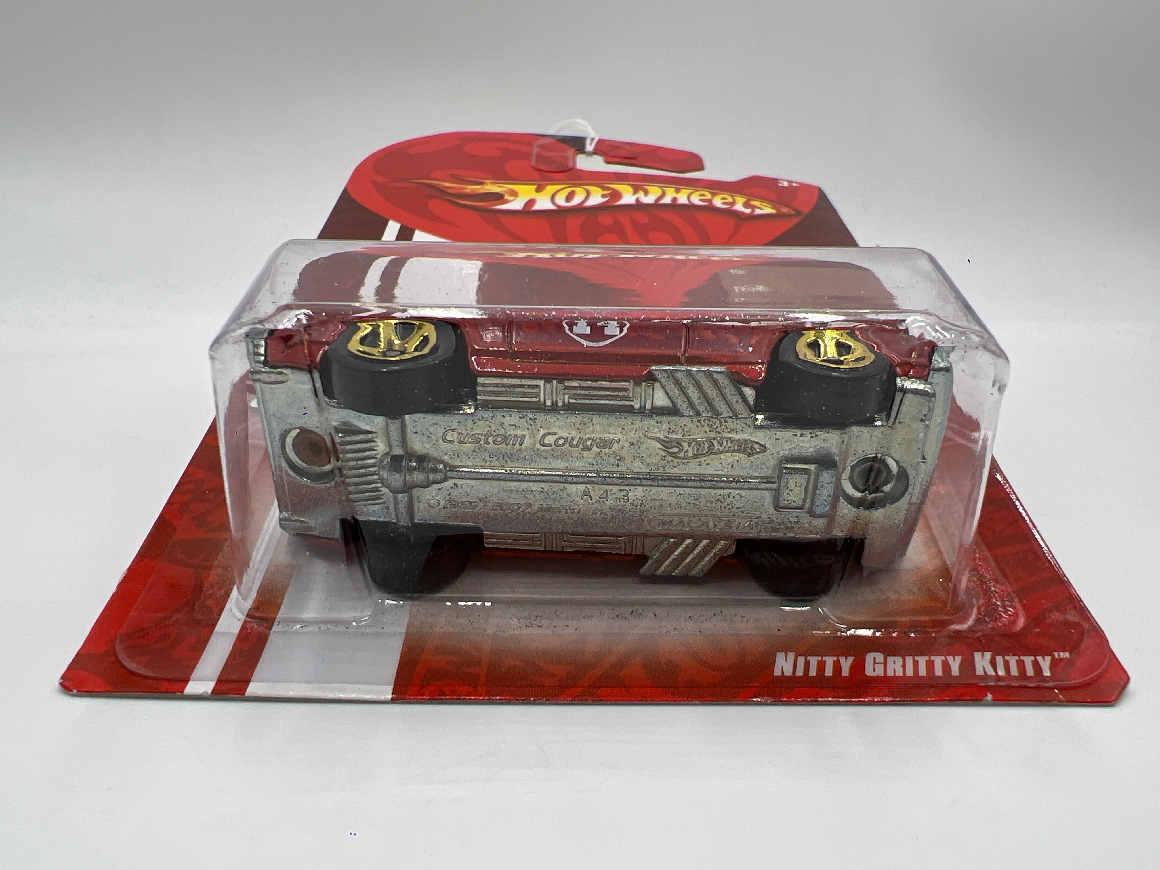 2008 Hot Wheels Valentines Series Nitty Gritty Kitty Red 152D - Image 6